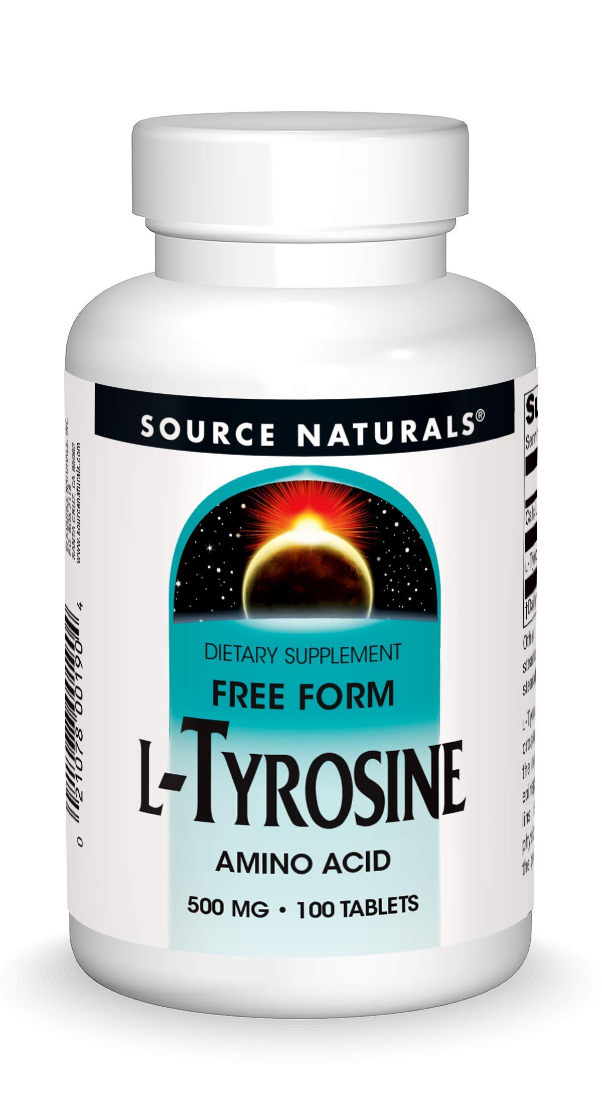 Foto 2 pulgar | 100 Comprimidos De L-tirosina Supplement Source Naturals - Venta Internacional.