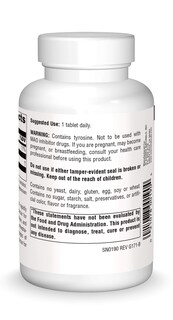Foto 2 | 100 Comprimidos De L-tirosina Supplement Source Naturals - Venta Internacional.