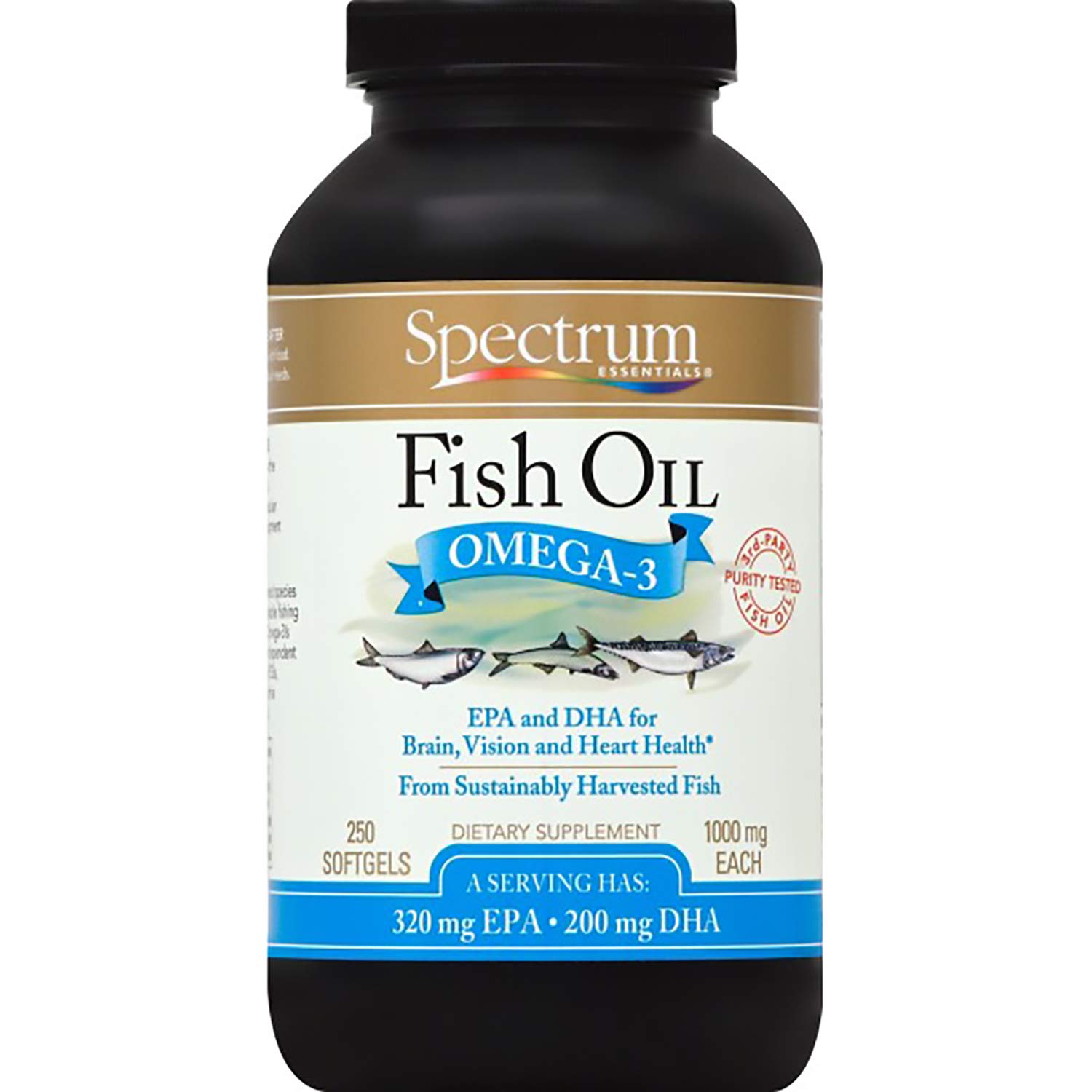 Foto 2 pulgar | Suplemento De Aceite De Pescado Spectrum Essentials Omega-3 1000 Mg - Venta Internacional.