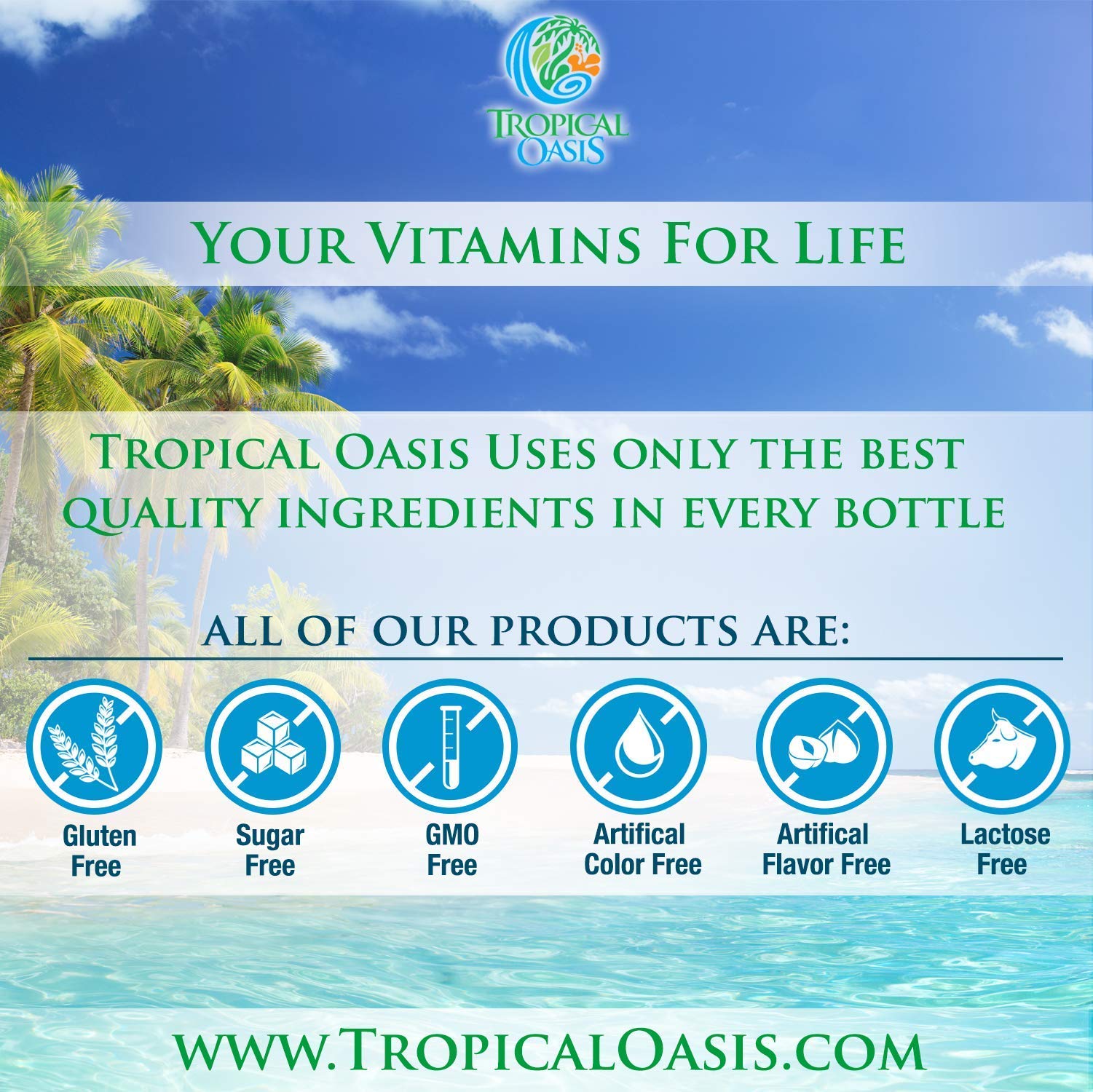 Foto 6 | Suplemento De Oligoelementos Ionizados Tropical Oasis Premium  16 Onzas - Venta Internacional.