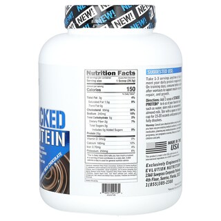 Foto 2 | Proteína En Polvo Evlution Nutrition Stacked Double Rich Choco - Venta Internacional.