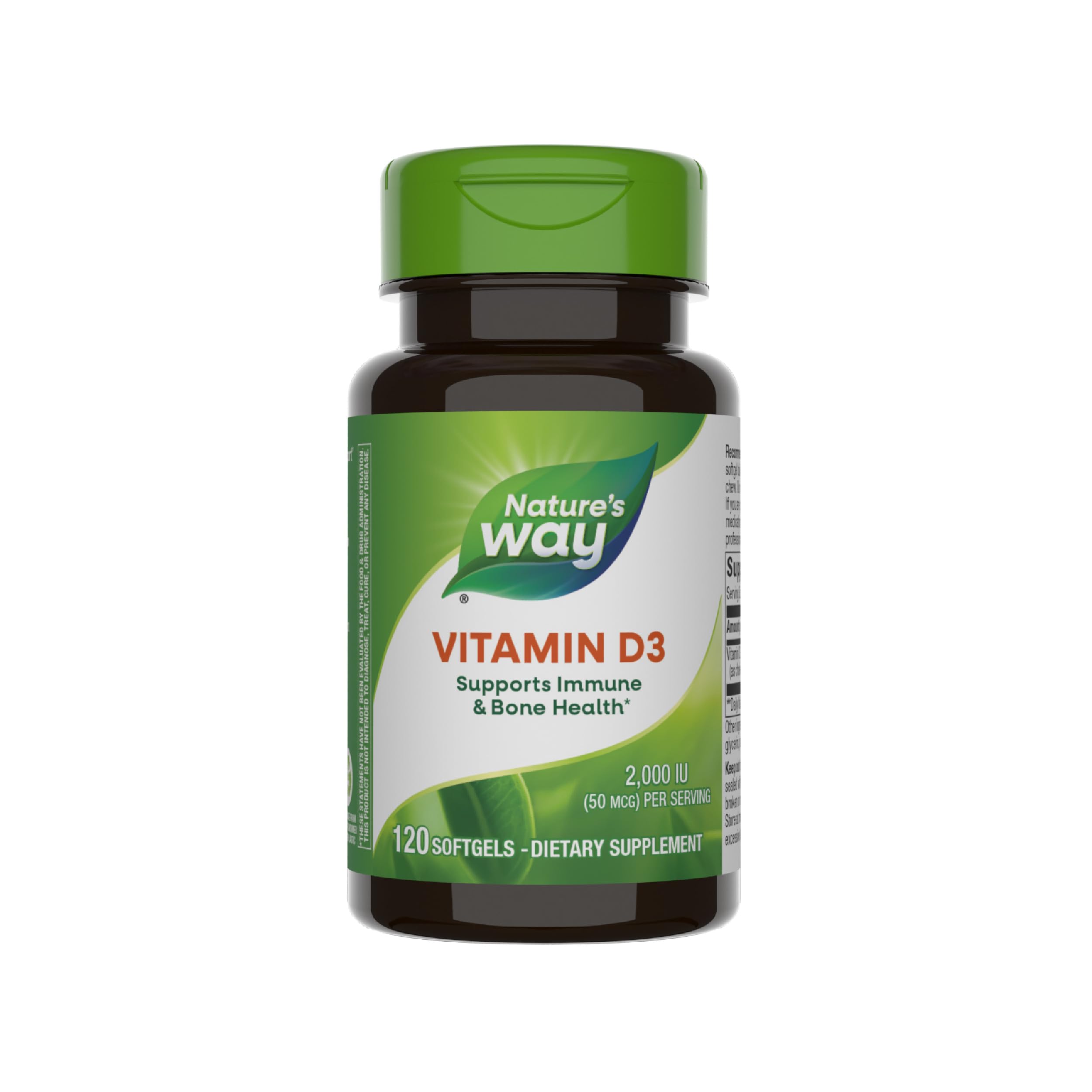 Foto 2 pulgar | Suplemento De Vitamina D3 Extra Strength De Nature's Way  2000 Ui - Venta Internacional.