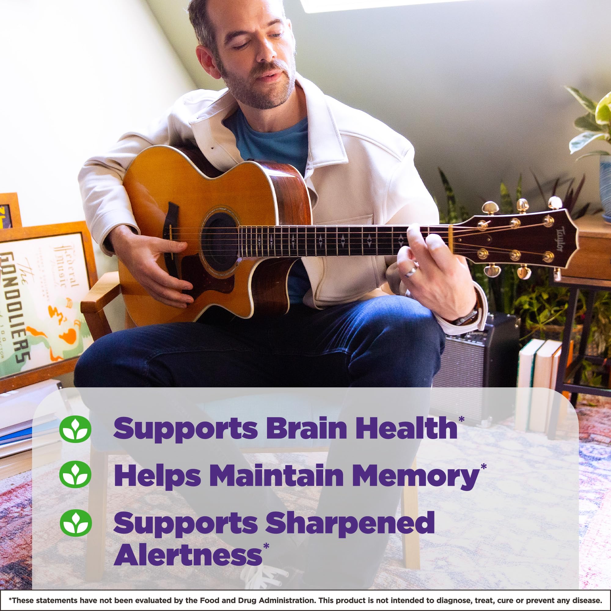 Foto 5 pulgar | Suplemento Natrol Brain Health Ginkgo Biloba 120 Mg 60 Cápsulas - Venta Internacional.