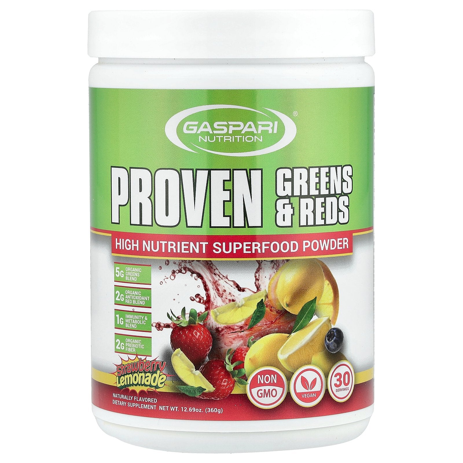 Foto 1 | Suplemento Gaspari Nutrition Proven Greens & Reds 360g - Venta Internacional.