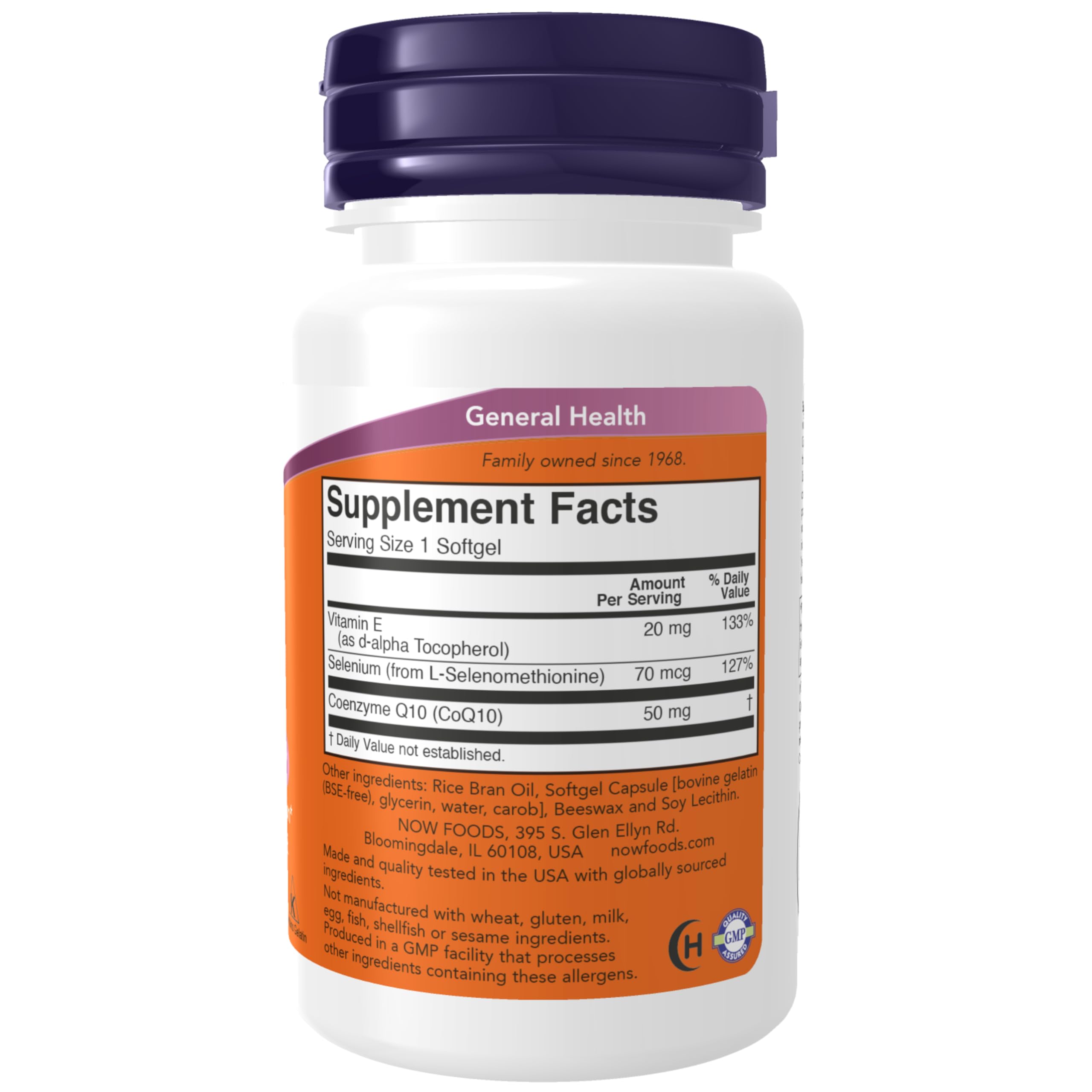 Foto 3 pulgar | Suplementos Now Foods  50 Mg  50 Cápsulas Blandas De Coq10 De Grado Farmacéutico - Venta Internacional.