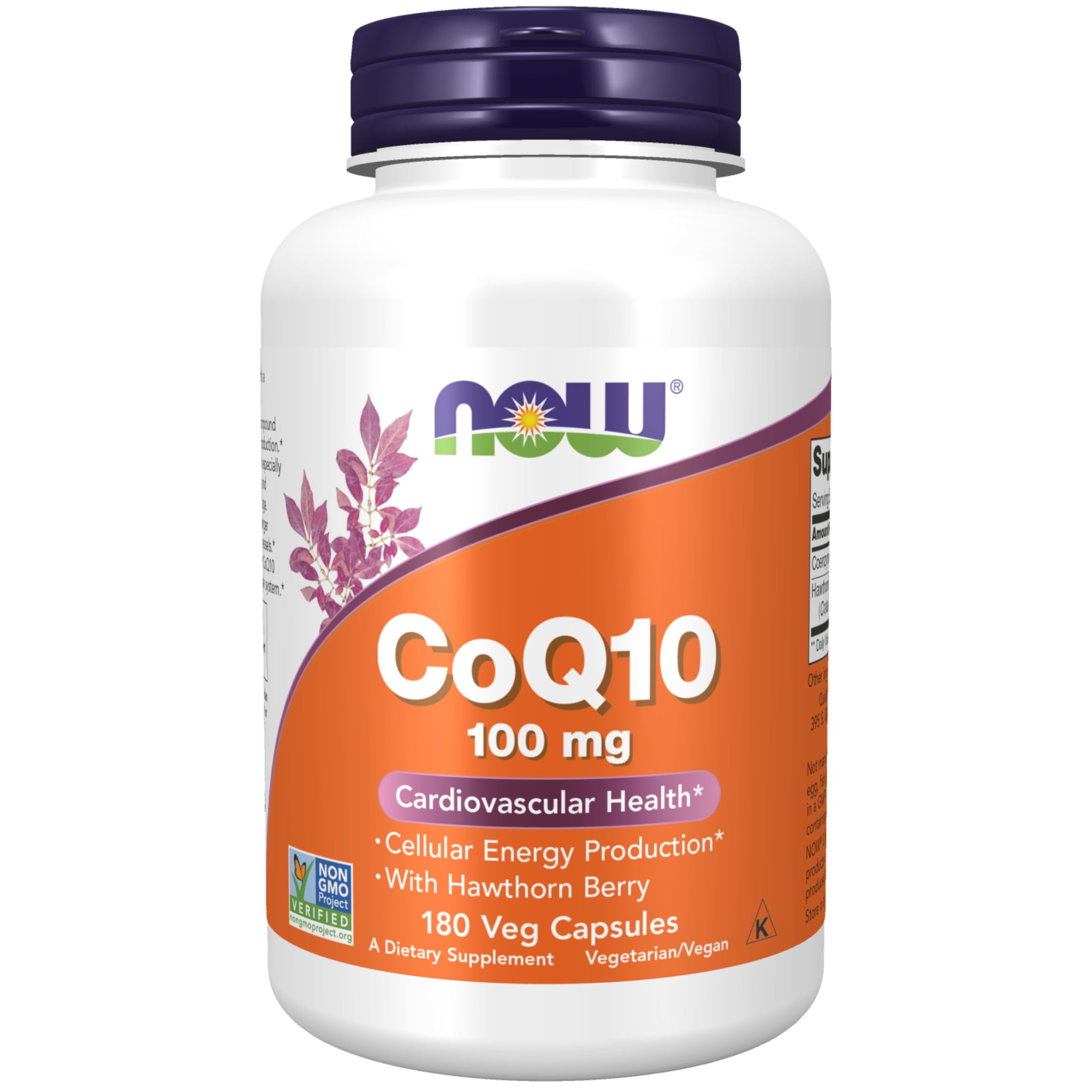 Foto 2 pulgar | Supplement Now Coq10 100 Mg 180 Cápsulas Vegetarianas - Venta Internacional.