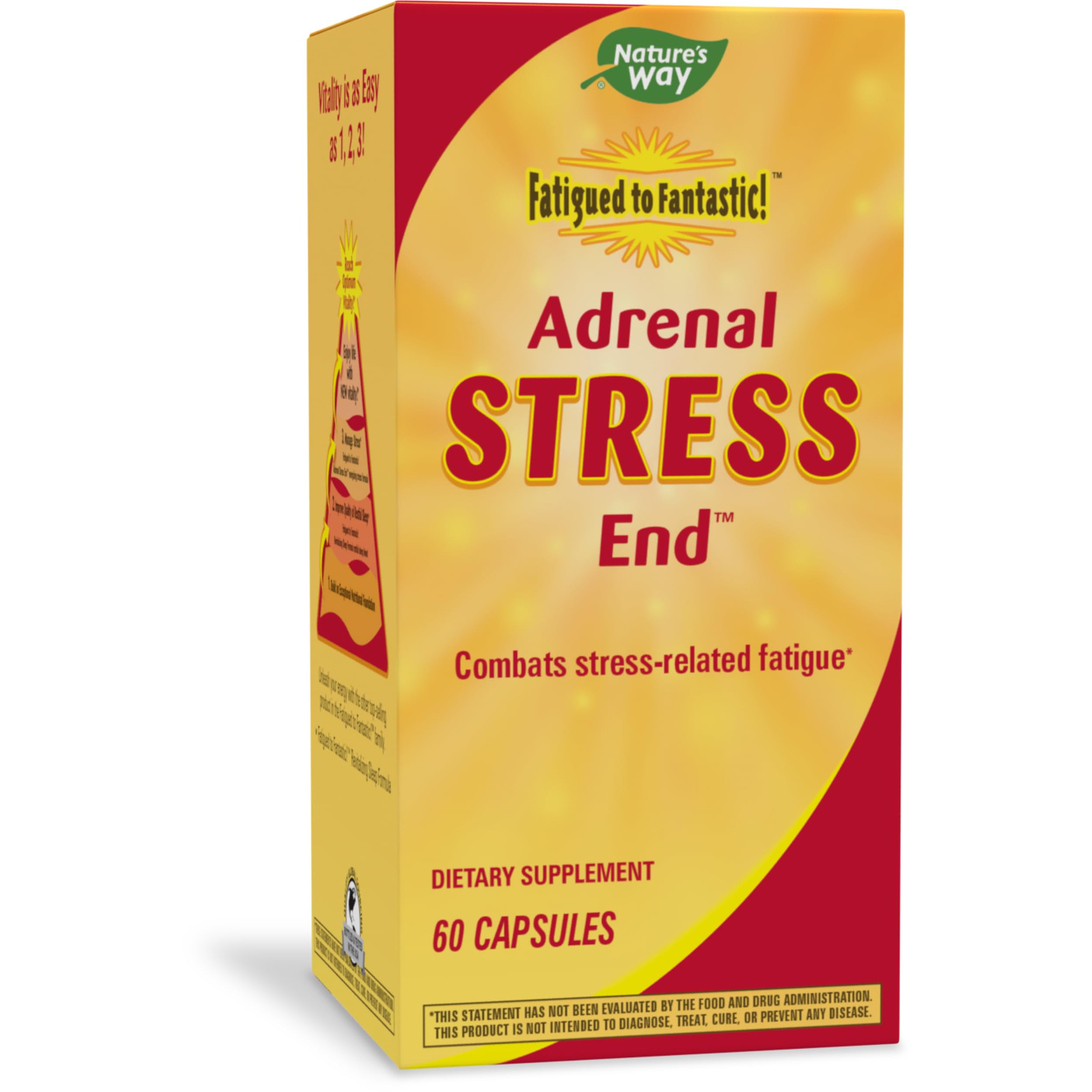 Foto 1 | ¡complementa Nature's Way Fatighed To Fantastic! Adrenal Stress End  60 Comprimidos - Venta Internacional.