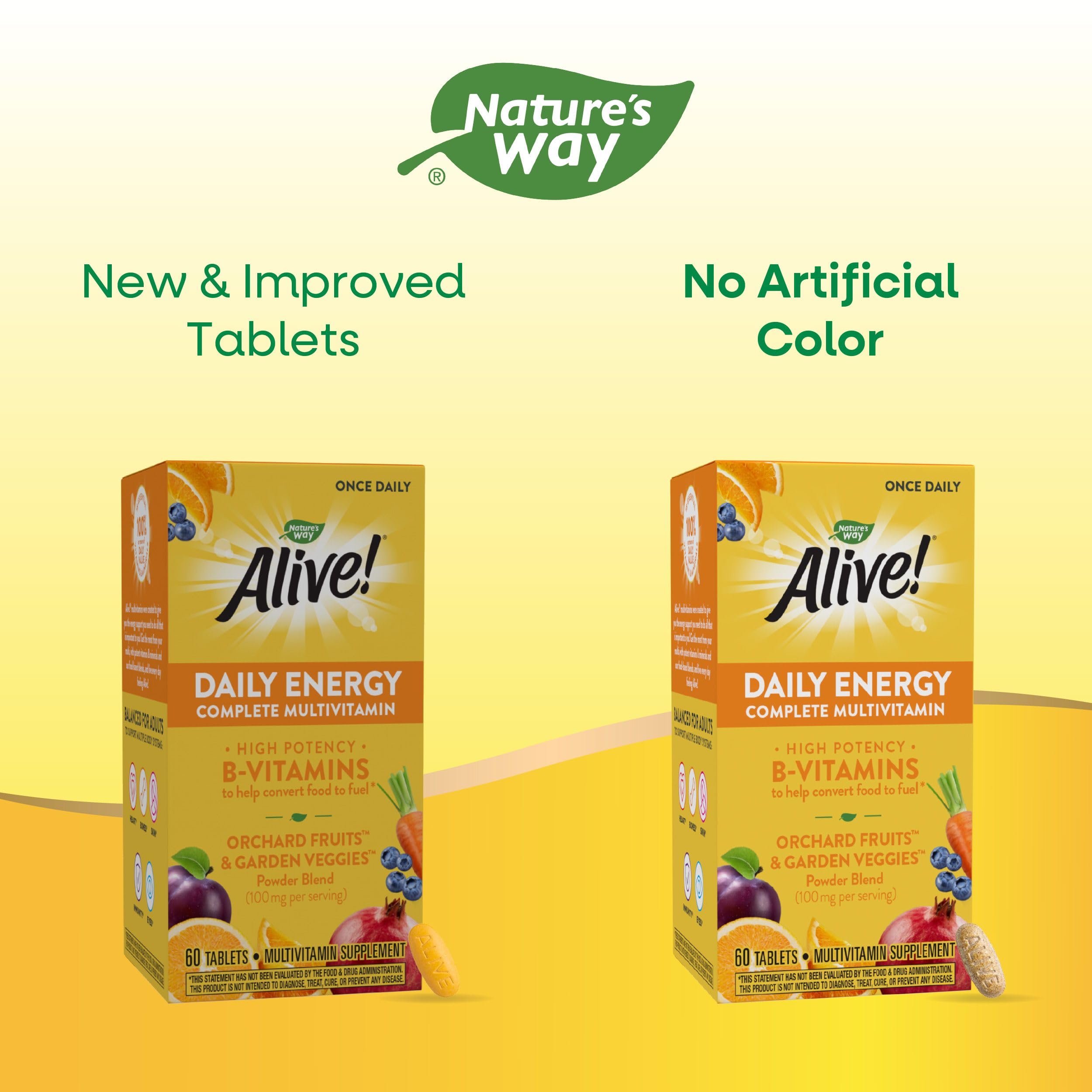 Foto 4 pulgar | ¡complementa Nature's Way Alive! Daily Energy  60 Tabletas - Venta Internacional.