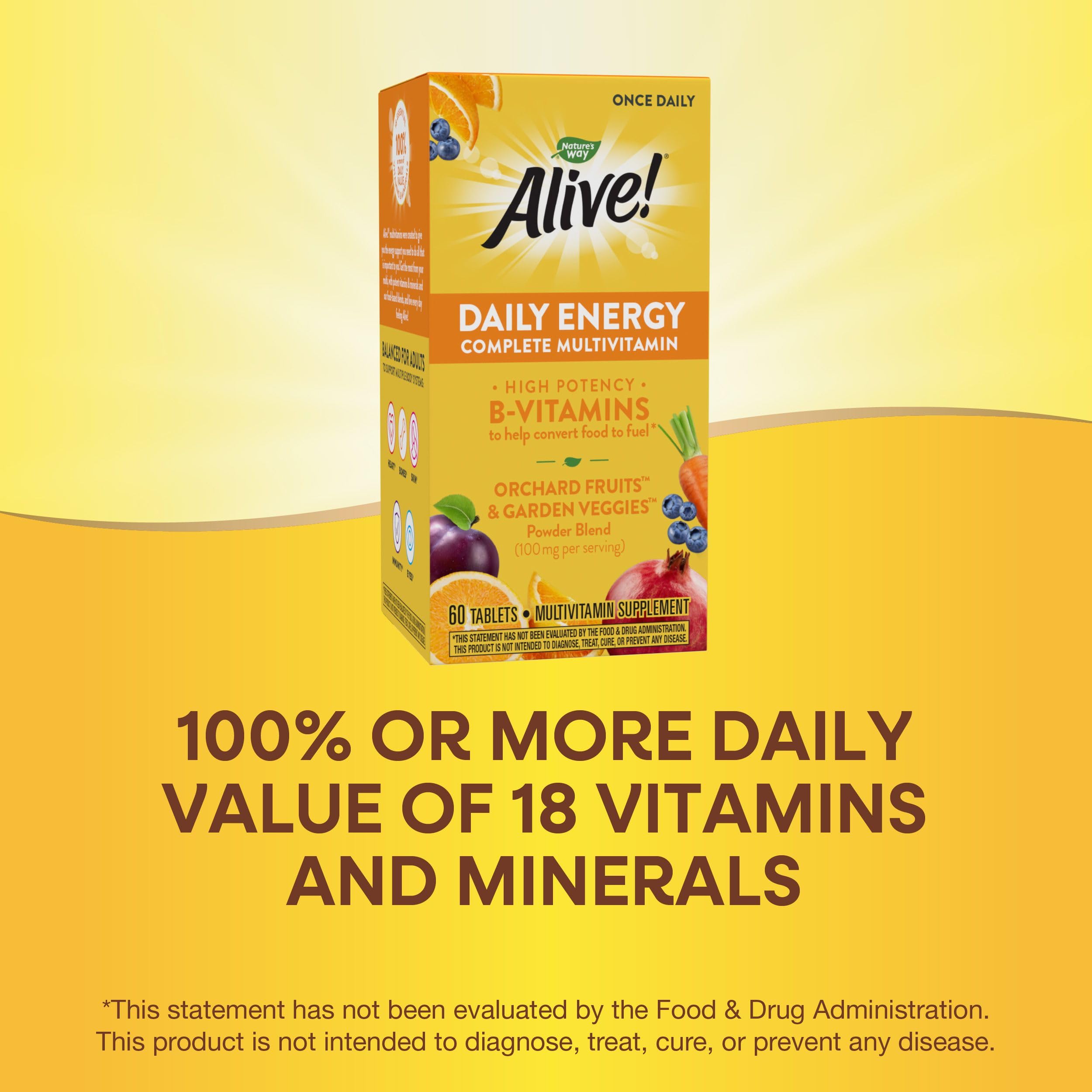 Foto 6 pulgar | ¡complementa Nature's Way Alive! Daily Energy  60 Tabletas - Venta Internacional.