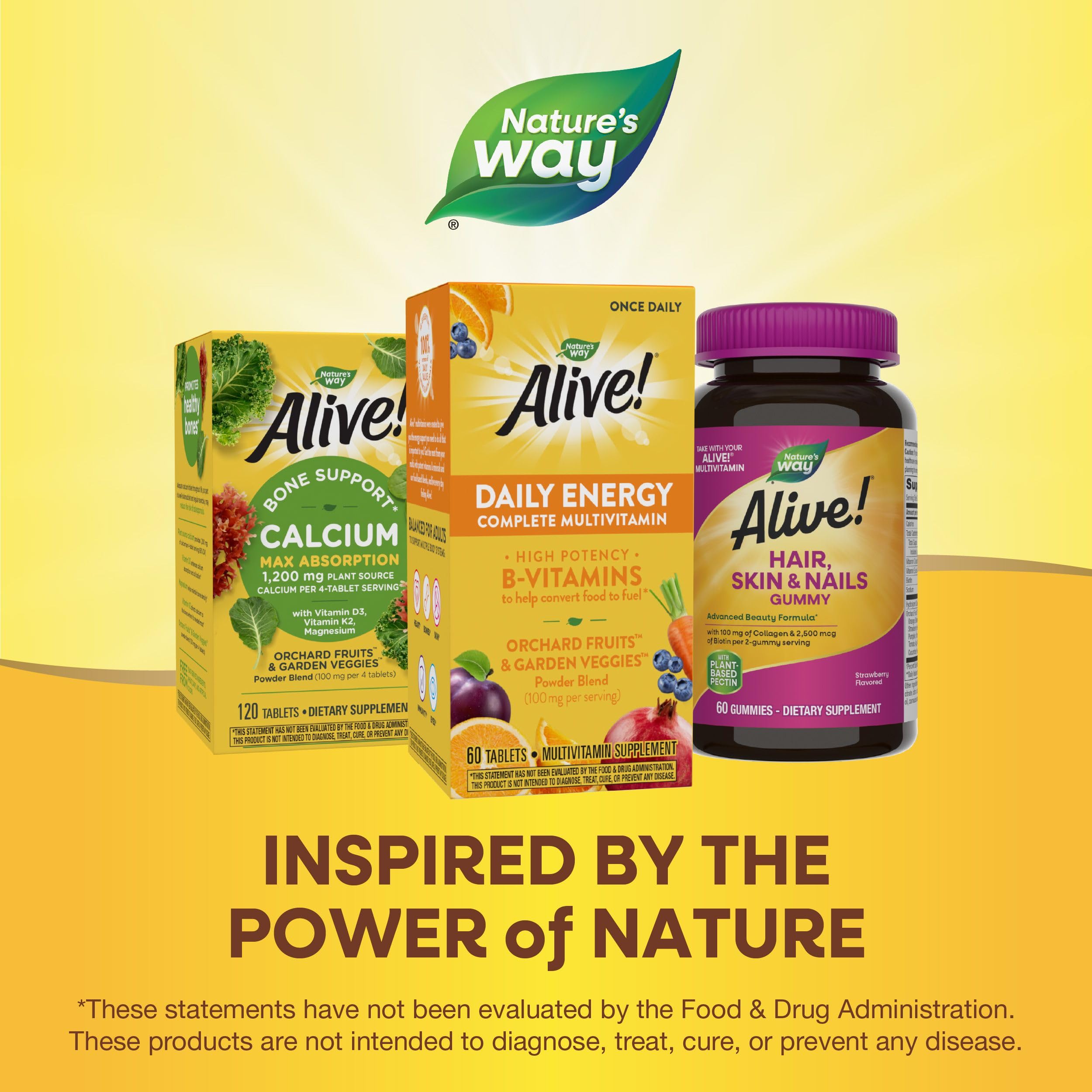 Foto 8 pulgar | ¡complementa Nature's Way Alive! Daily Energy  60 Tabletas - Venta Internacional.
