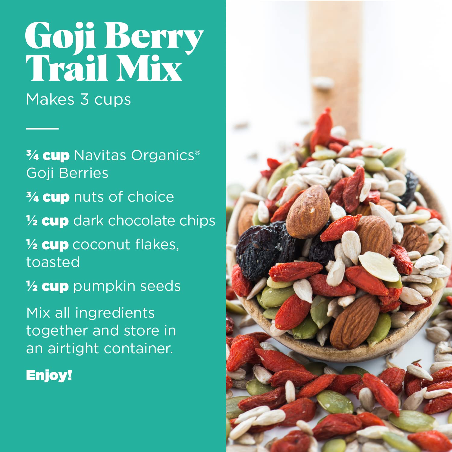 Foto 3 | Bayas De Goji Navitas Organics  Bolsa De 473 Ml  15 Porciones - Venta Internacional.