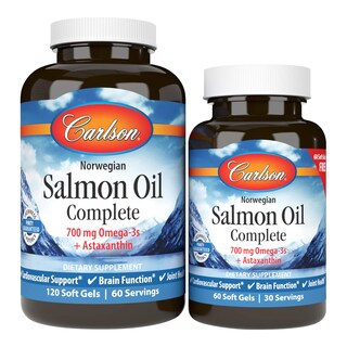 Foto 1 | Suplemento Carlson Salmon Oil Complete 120+60 Cápsulas Blandas - Venta Internacional.