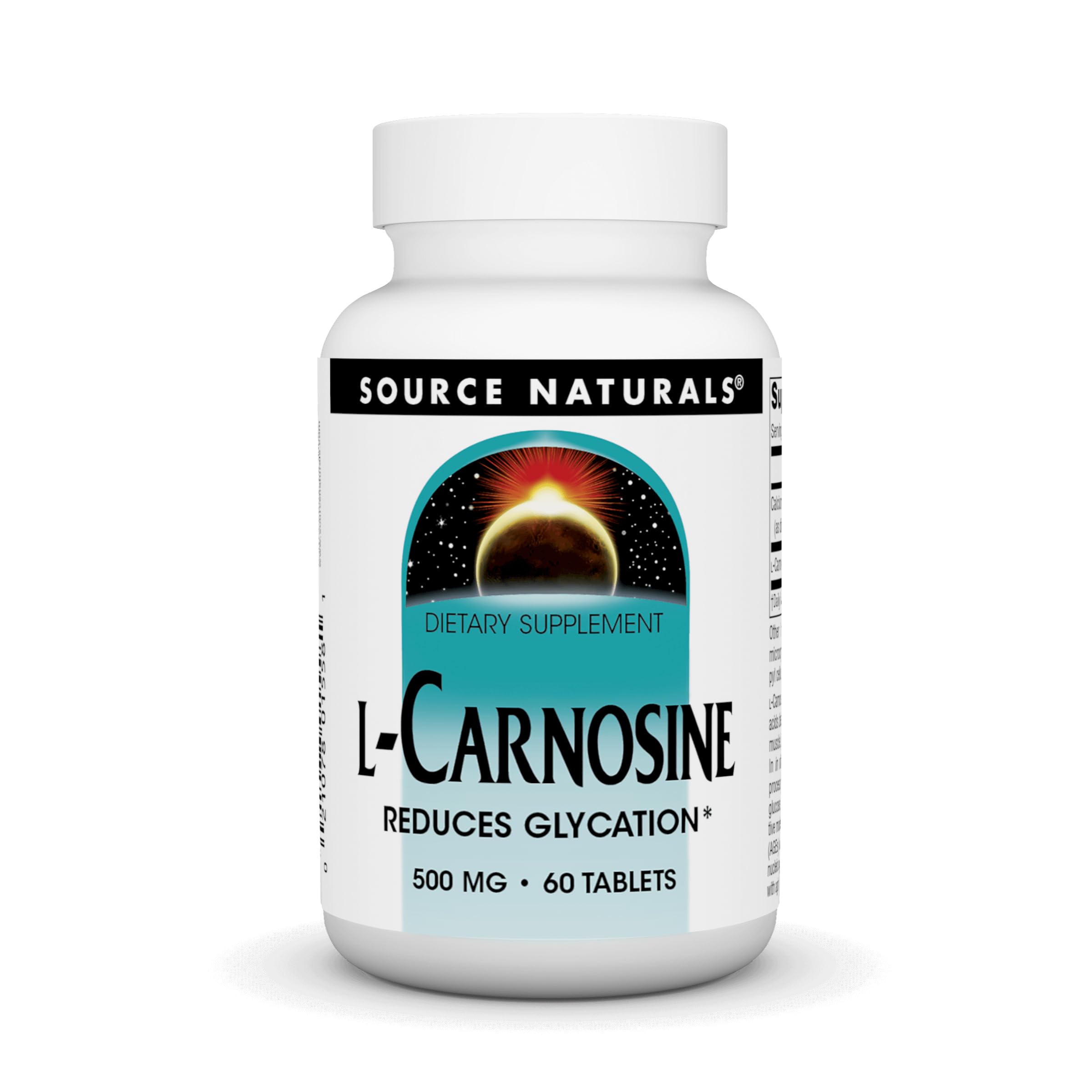 Foto 2 pulgar | Suplemento Source Naturals L-carnosina 500 Mg - 60 Comprimidos - Venta Internacional.