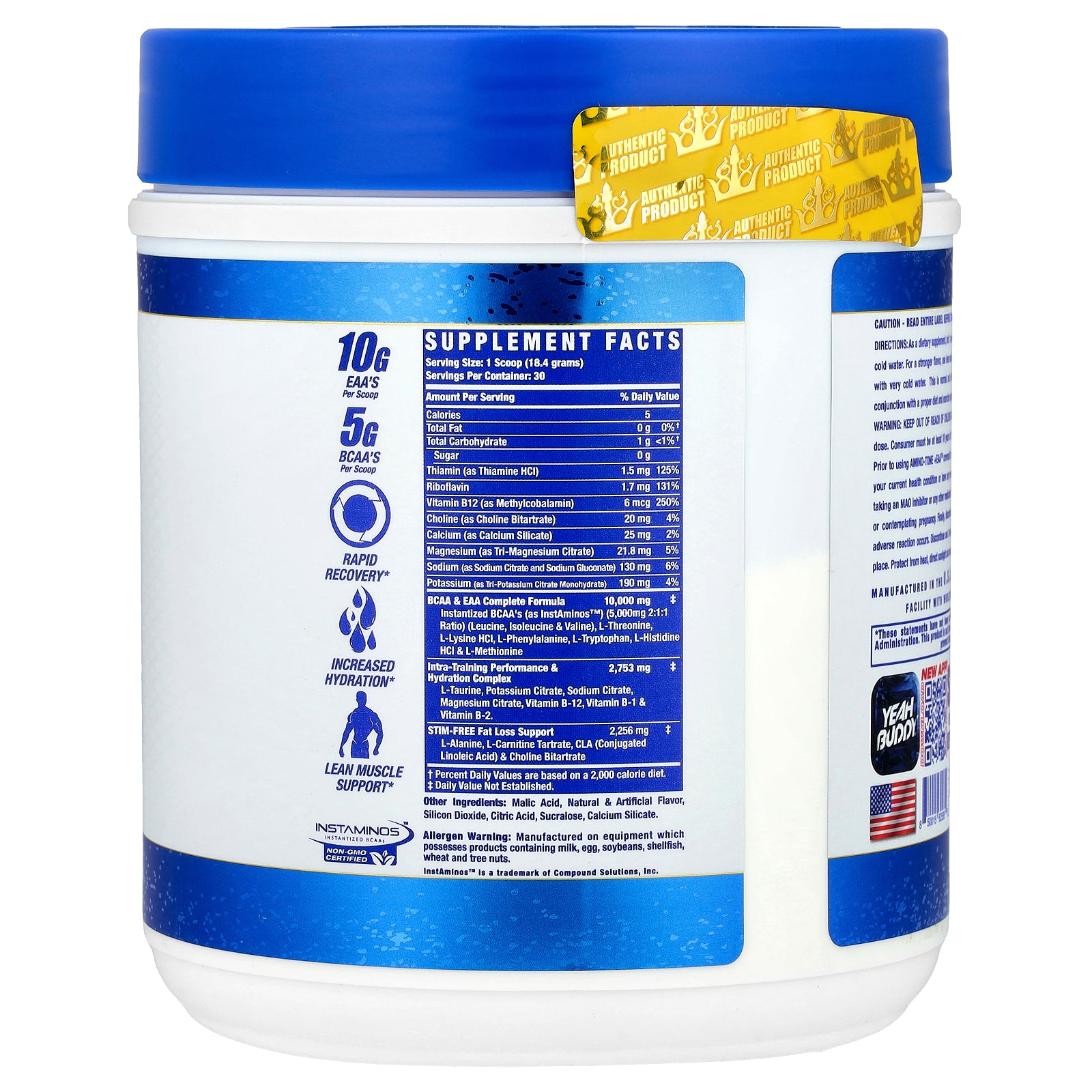 Foto 3 pulgar | Suplemento Ronnie Coleman Signature Series Amino Tone + Eaa 551 G - Venta Internacional.