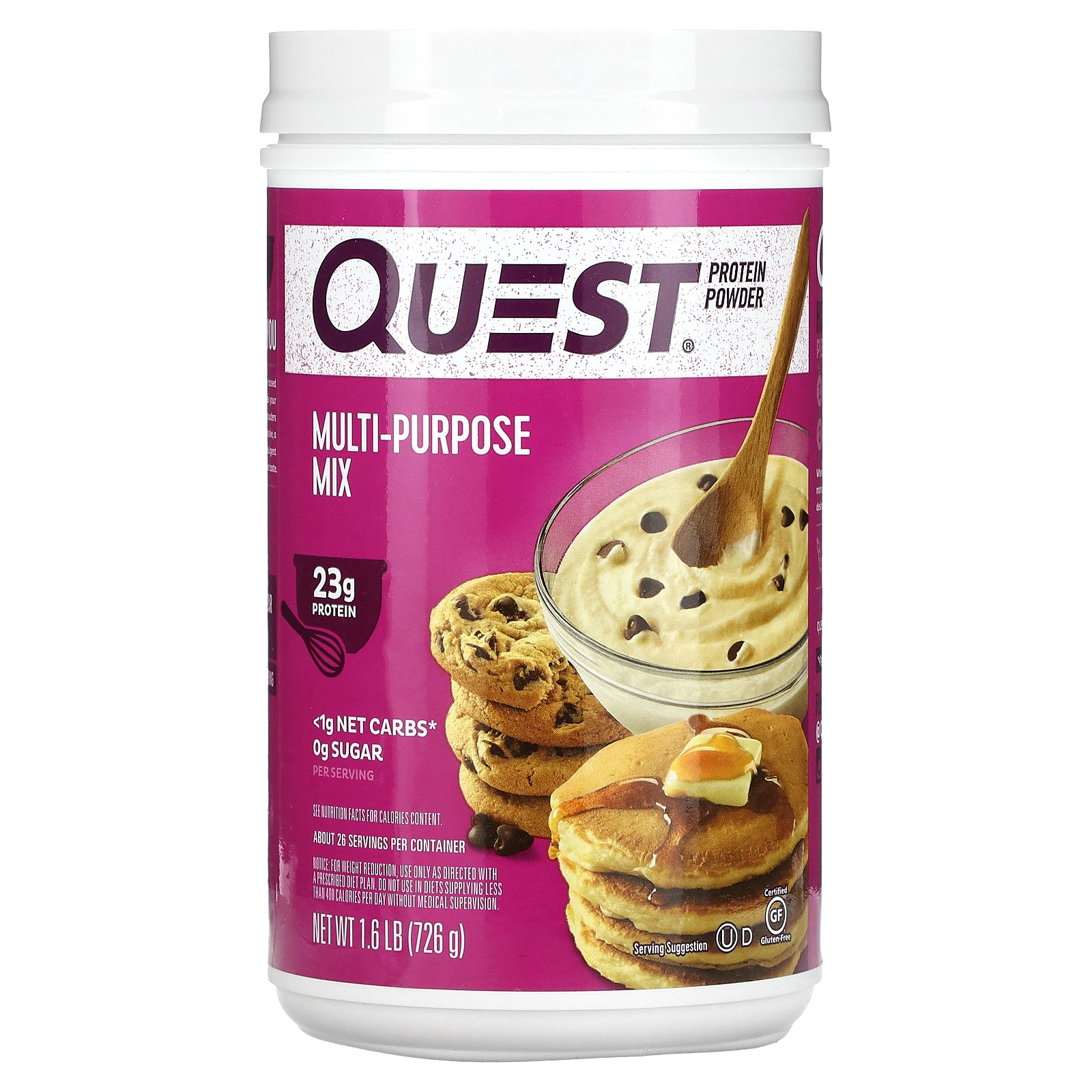 Foto 2 pulgar | Mezcla Multiusos Protein Powder Quest Nutrition 726 G - Venta Internacional.