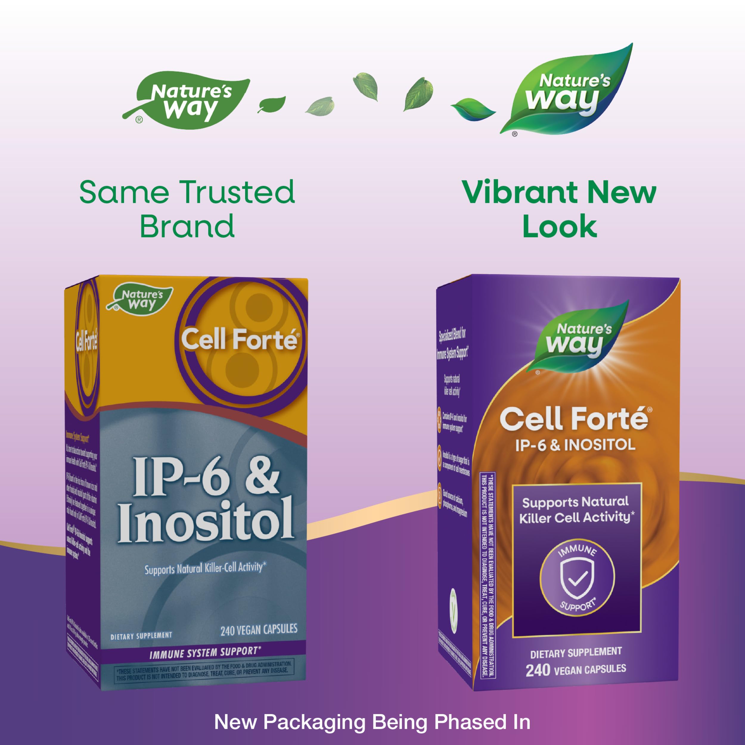 Foto 3 pulgar | Suplemento Nature's Way Cell Forté Ip-6 E Inositol 240 Cápsulas - Venta Internacional.