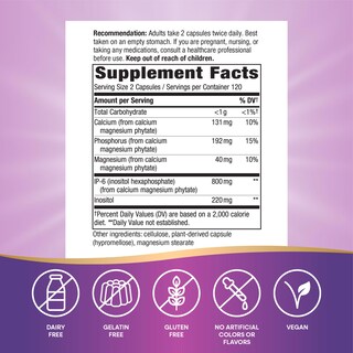 Foto 5 | Suplemento Nature's Way Cell Forté Ip-6 E Inositol 240 Cápsulas - Venta Internacional.