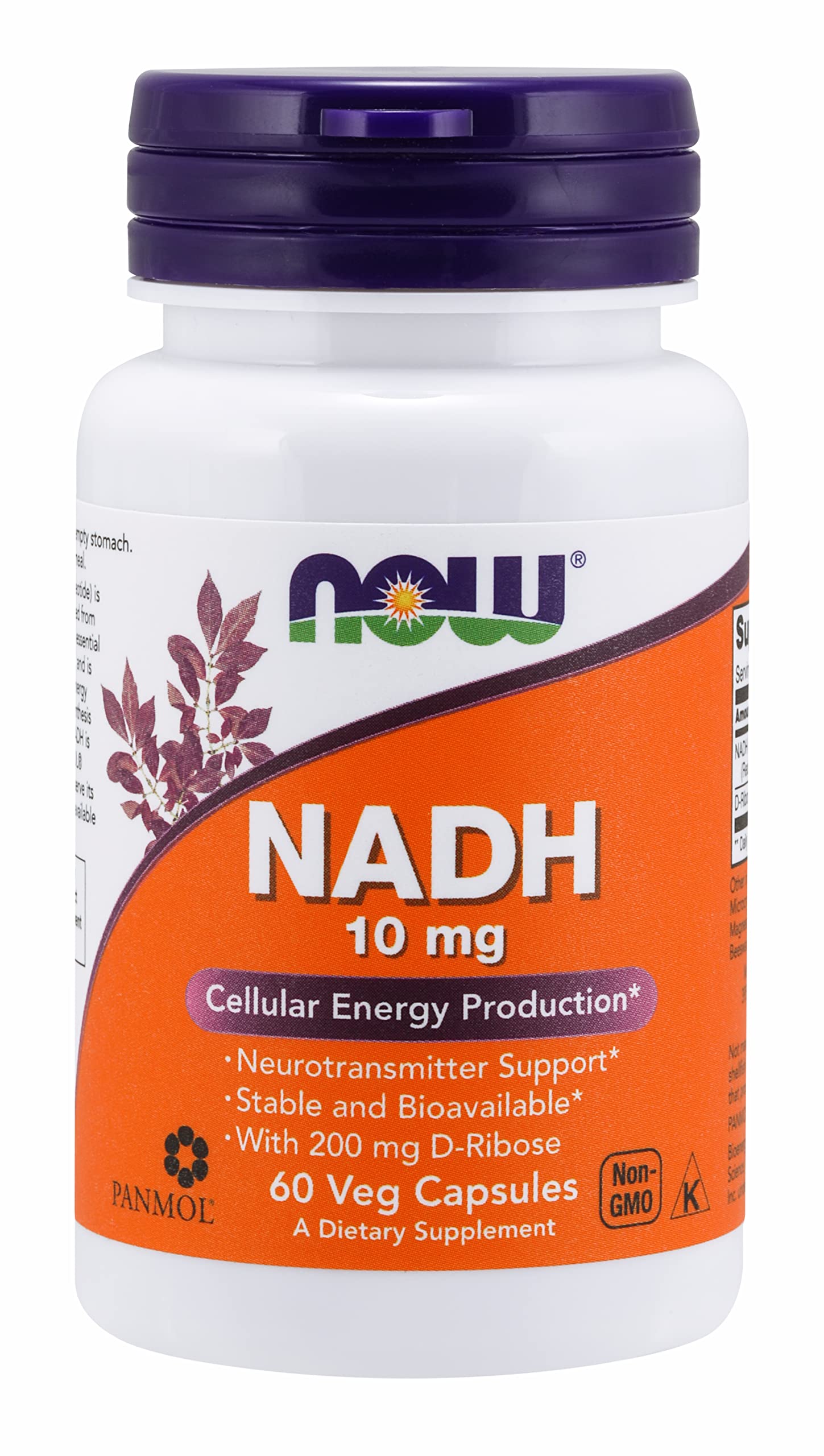 Foto 2 pulgar | Suplemento Now Foods Nadh 10 Mg 60 Cápsulas Vegetarianas - Venta Internacional.