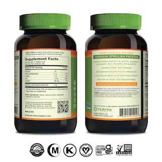 Foto 7 | Suplemento Nutrex Hawaii Pure Hawaii Spirulina Hawaiana 500 Mg 400 Tabletas - Venta Internacional.