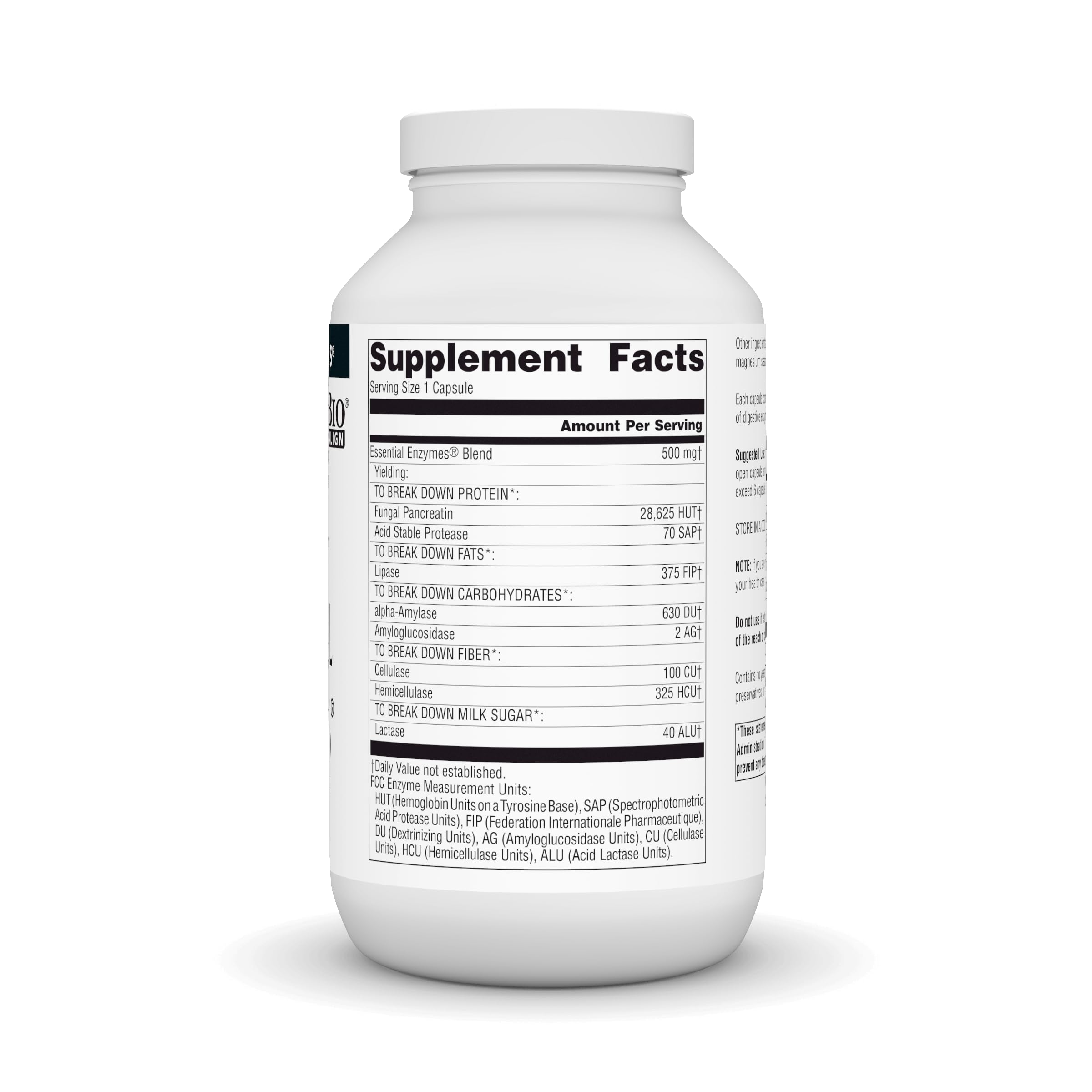 Foto 3 pulgar | Suplemento Source Naturals Essential Enzymes 500 Mg 360 Cápsulas - Venta Internacional.