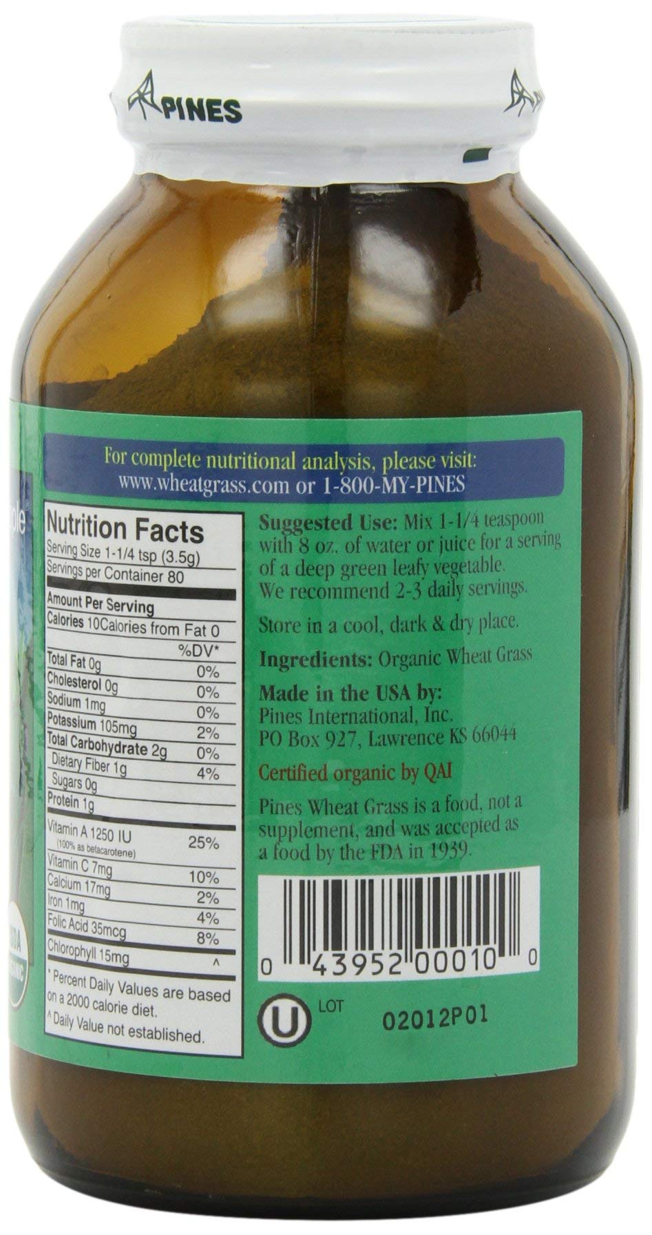 Foto 4 pulgar | Hierba De Trigo En Polvo Pines International 300 Ml - Venta Internacional.