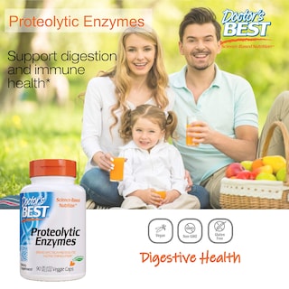 Foto 2 | Supplement Doctor's Best Proteolitic Enzymes 90 Cápsulas Vegetarianas - Venta Internacional.