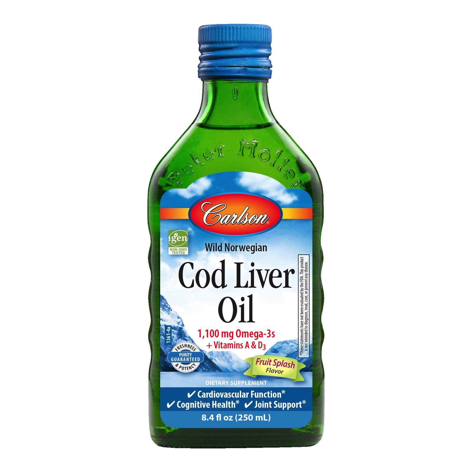 Foto 1 | Suplemento De Aceite De Hígado De Bacalao Carlson Omega-3 Epa Y Dha 250 Ml - Venta Internacional.