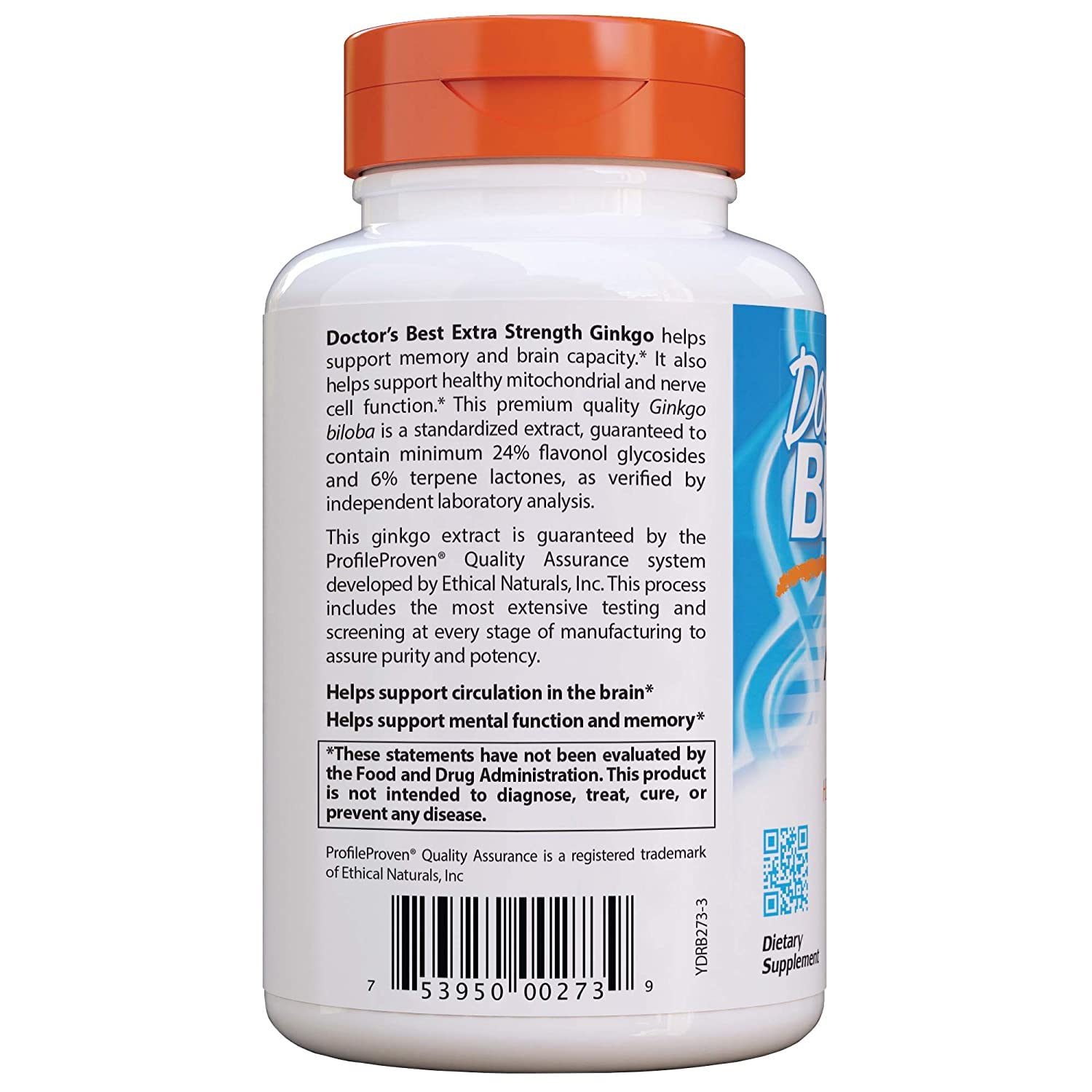 Foto 3 | Suplemento Doctor's Best De Ginkgo Extra Fuerte  120 Mg  360 Unidades - Venta Internacional.