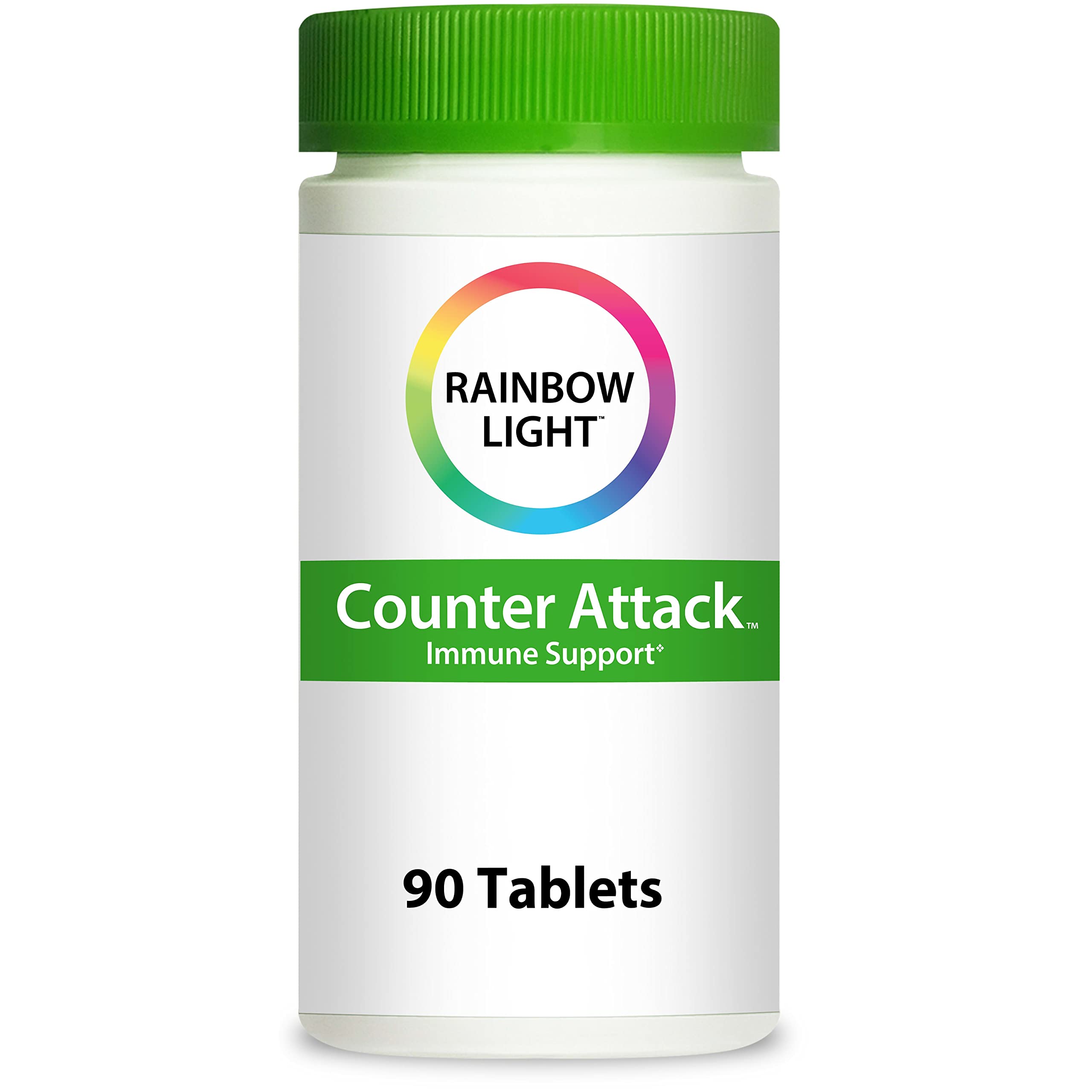 Foto 2 pulgar | Suplemento Dietético Rainbow Light Counter Attack 90 Comprimidos - Venta Internacional.