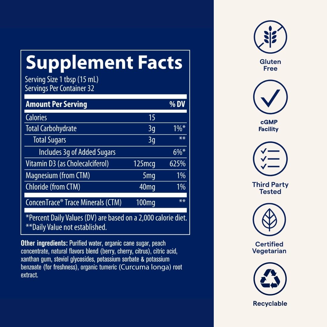 Foto 3 pulgar | Suplemento De Oligoelementos De Vitamina D3 Líquida 126 Mcg 5000 Ui - Venta Internacional.