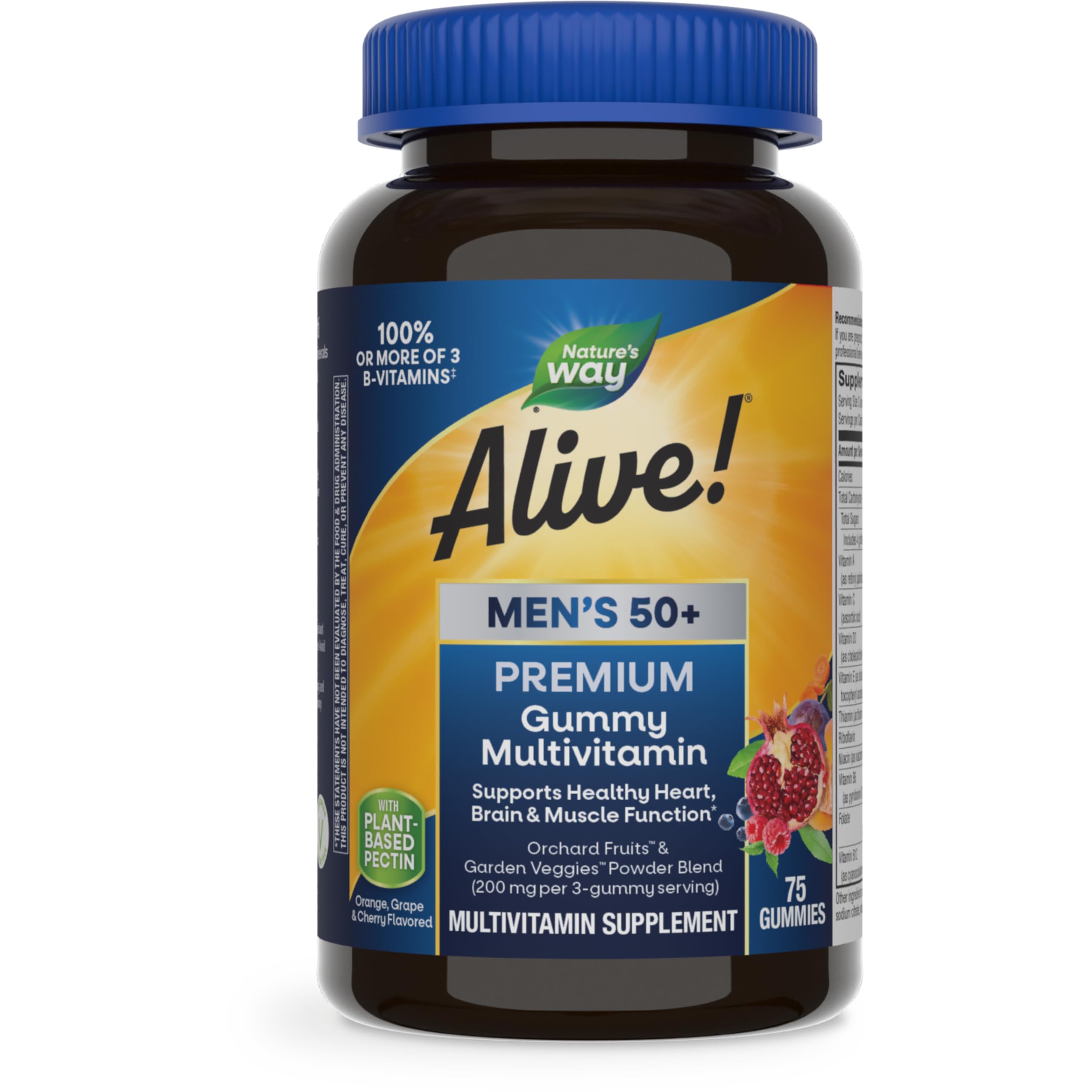 Foto 2 pulgar | ¡multivitamínico Nature's Way Alive! Gomitas Premium Para Hombres Mayores De 50 Años - Venta Internacional.