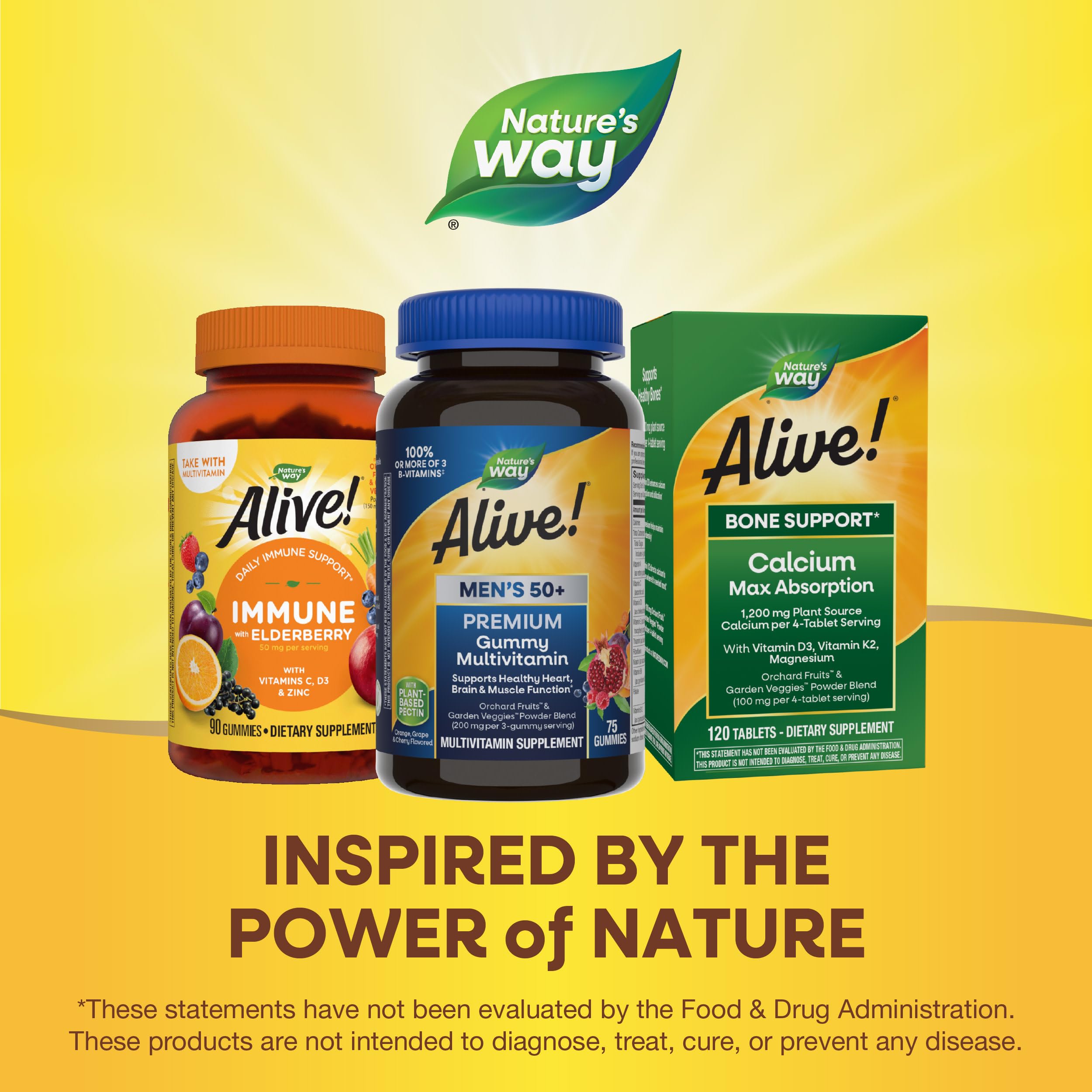 Foto 8 pulgar | ¡multivitamínico Nature's Way Alive! Gomitas Premium Para Hombres Mayores De 50 Años - Venta Internacional.