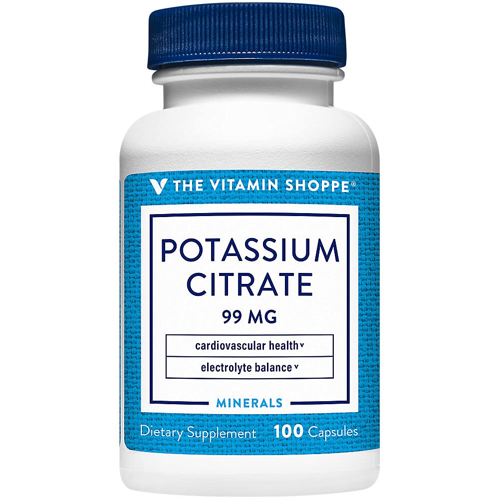 Foto 3 pulgar | Suplemento The Vitamin Shoppe De Citrato De Potasio 99 Mg 100 Cápsulas - Venta Internacional.