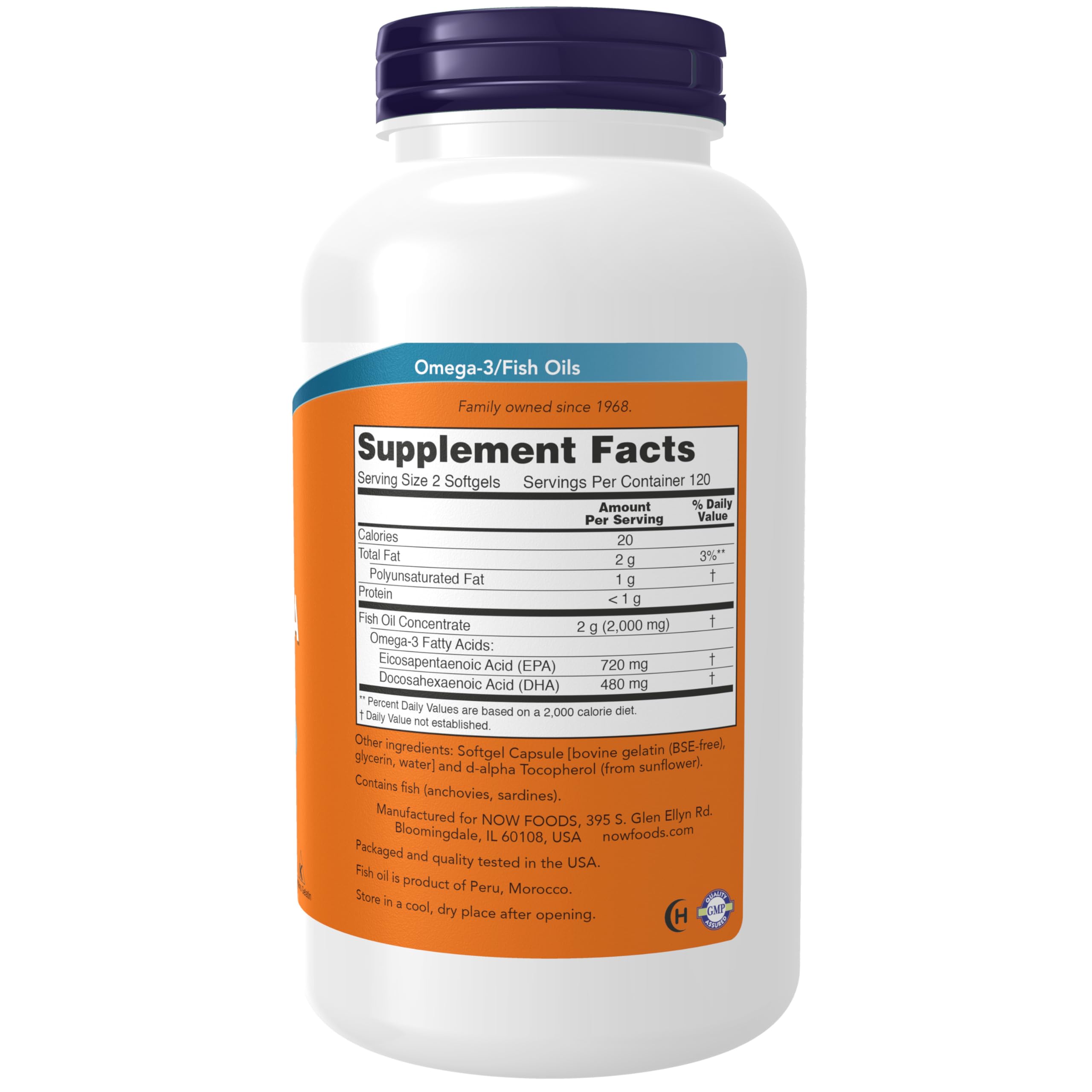 Foto 2 | Suplementos Super Omega Epa 360 Epa/ 240 Dha 240 Cápsulas Blandas De Now Foods - Venta Internacional.