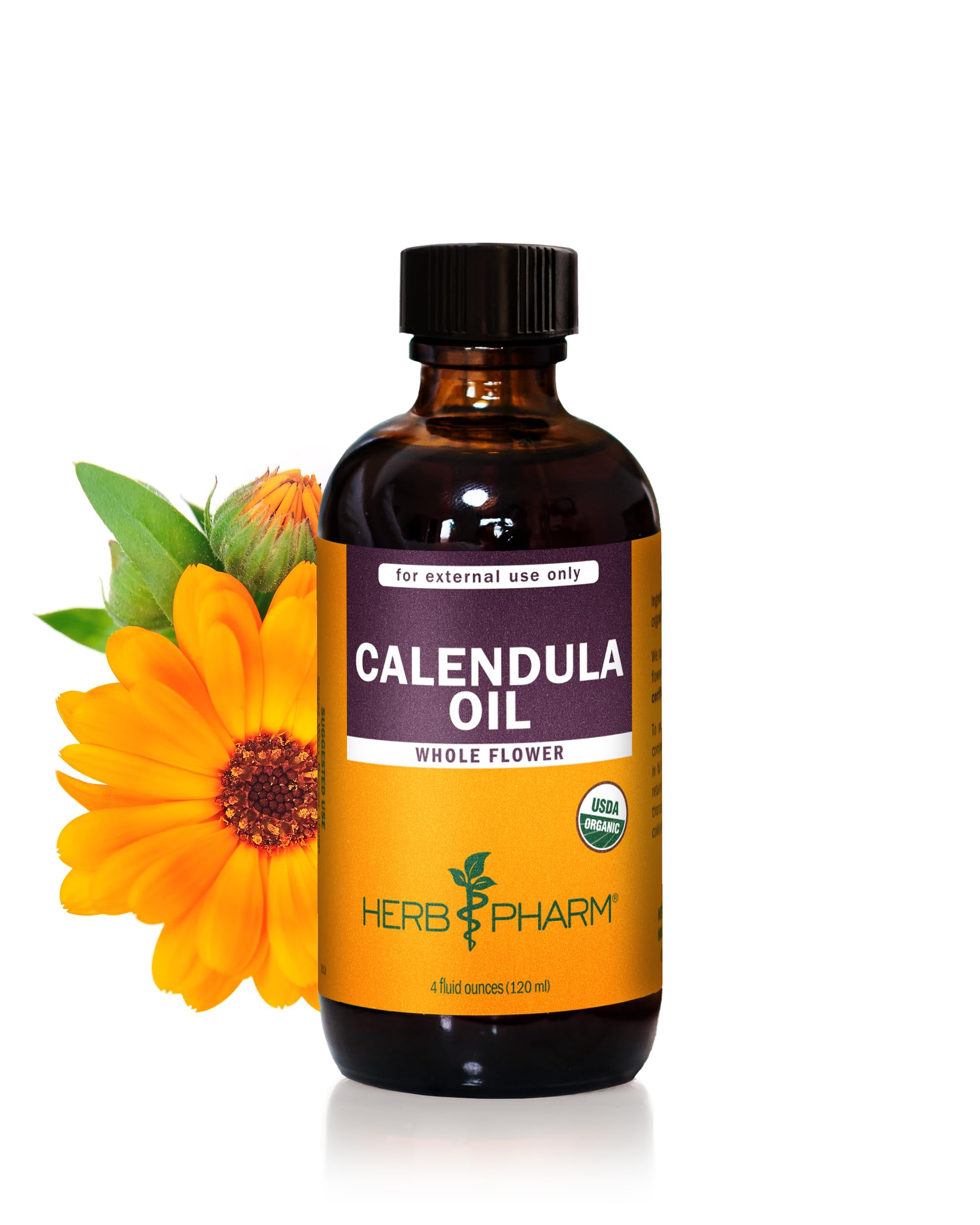Foto 2 pulgar | Aceite De Caléndula Herb Pharm Certificado Orgánico  120 Ml - Venta Internacional.