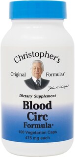 Foto 1 | Suplemento Blood Circ De Christopher's Original Formulas 100 Cápsulas - Venta Internacional.