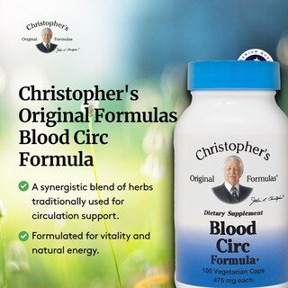 Foto 4 | Suplemento Blood Circ De Christopher's Original Formulas 100 Cápsulas - Venta Internacional.