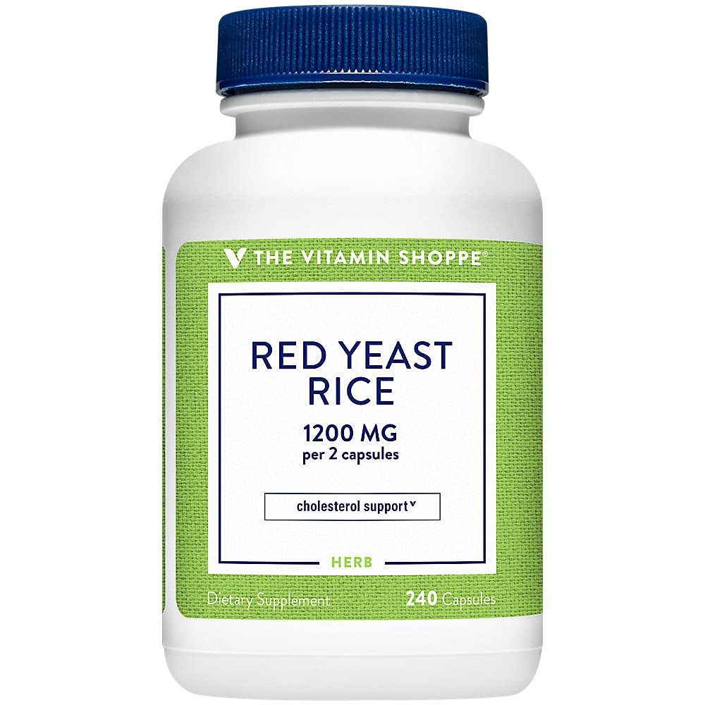 Foto 2 | Suplemento The Vitamin Shoppe De Arroz De Levadura Roja  1200 Mg  240 Cápsulas - Venta Internacional.
