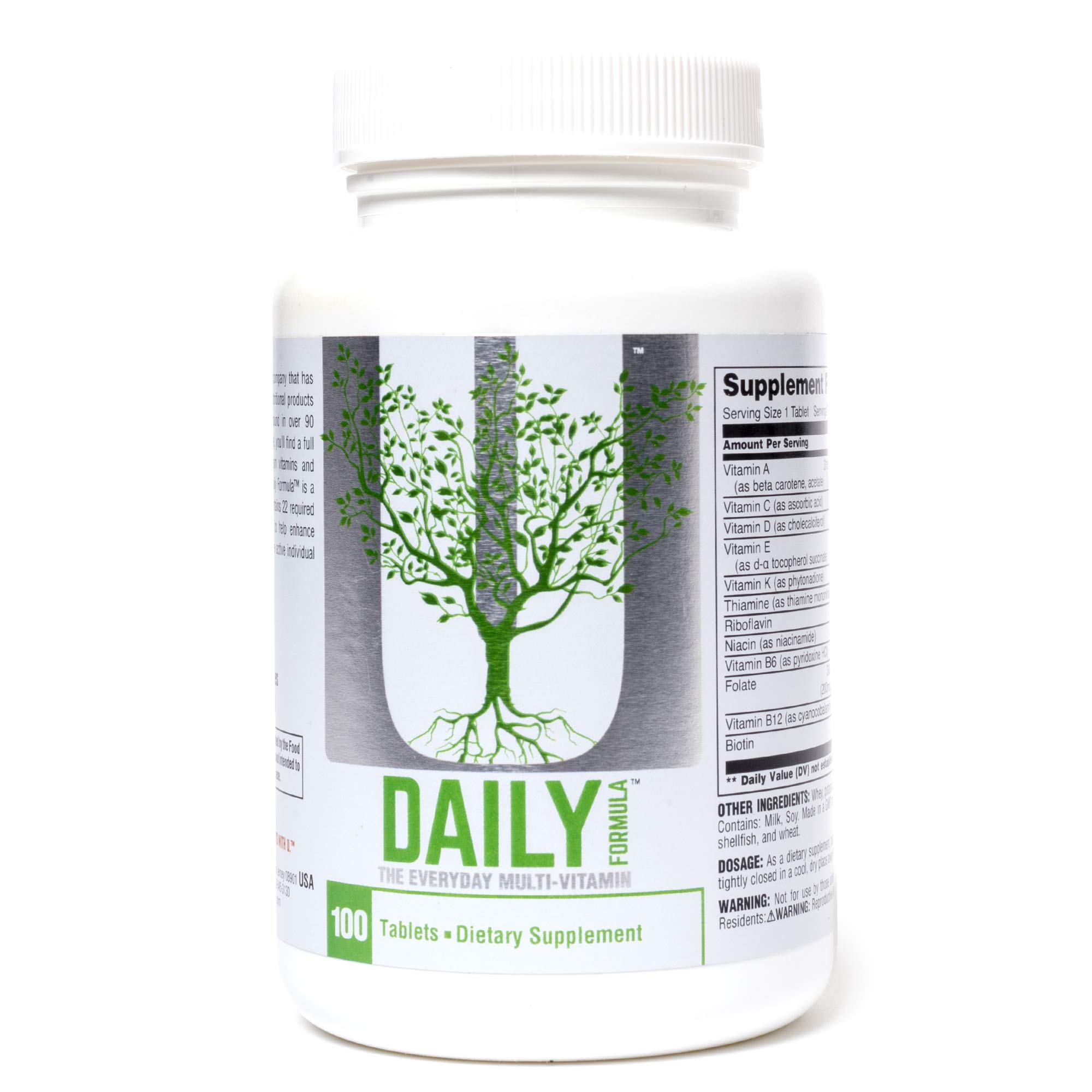 Foto 2 pulgar | Suplemento Universal Nutrition Daily Formula 100 Comprimidos - Venta Internacional.