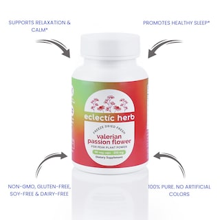 Foto 5 | Suplemento De Valeriana Y Pasiflora De Eclectic Institute 250 Mg - Venta Internacional.