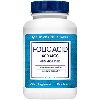 Foto 6 | Suplemento De Ácido Fólico The Vitamin Shoppe 400 Mcg 300 Comprimidos - Venta Internacional.