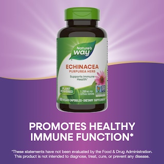 Foto 4 | Suplemento Nature's Way Echinacea Purpurea Herb 180 Cápsulas - Venta Internacional.