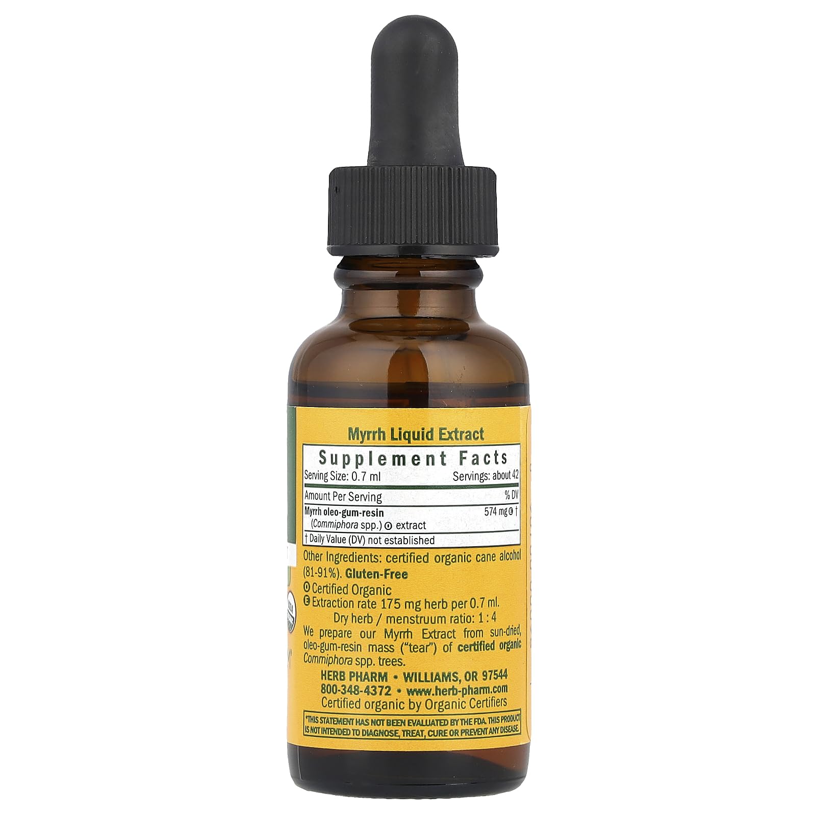 Foto 3 pulgar | Extracto Líquido Herb Pharm Myrrh Para El Sistema Inmunológico  30 Ml - Venta Internacional.