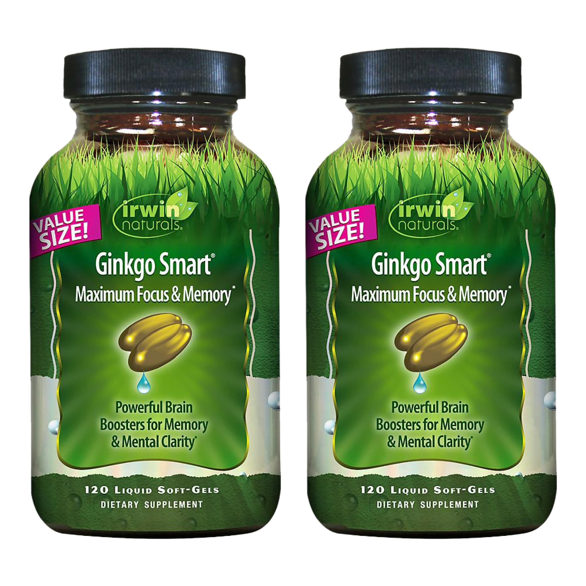 Foto 2 pulgar | Suplemento Irwin Naturals Ginkgo Smart Brain Booster 120 Cápsulas Blandas - Venta Internacional.