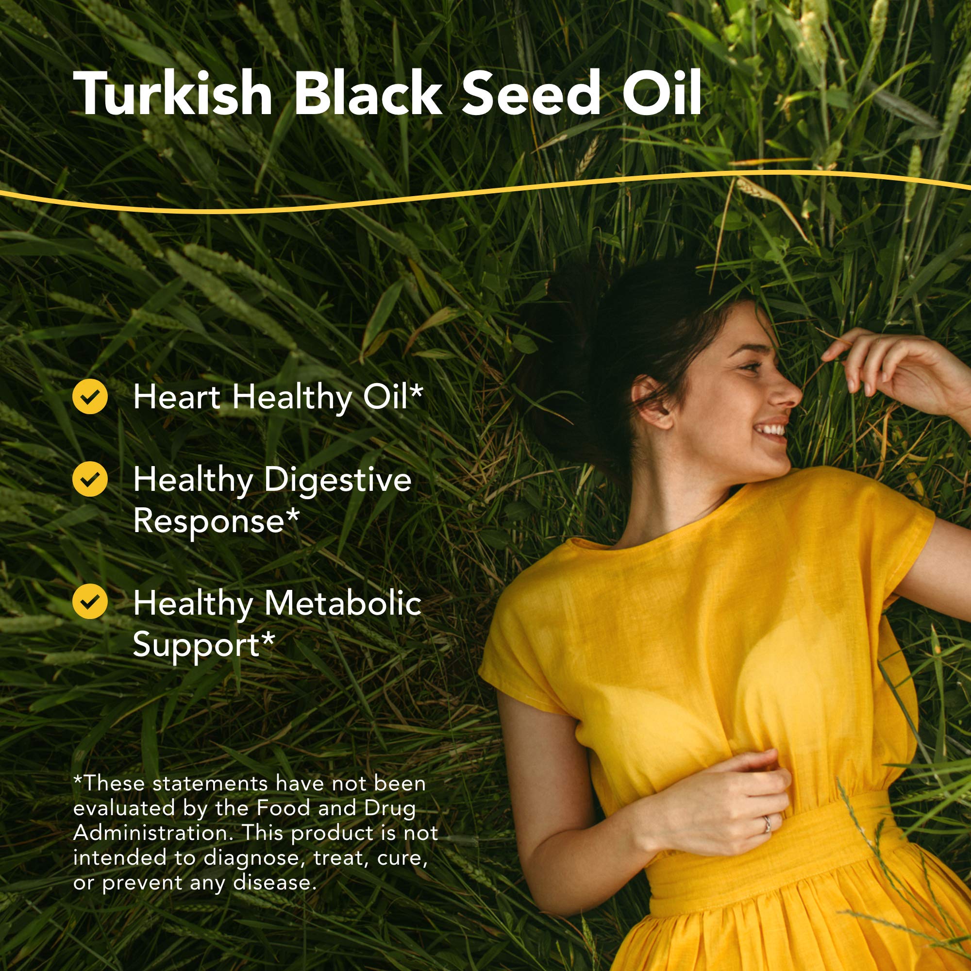 Foto 2 | Suplemento De Aceite De Semilla Negra North American Herb & Spice 1000 Mg - Venta Internacional.