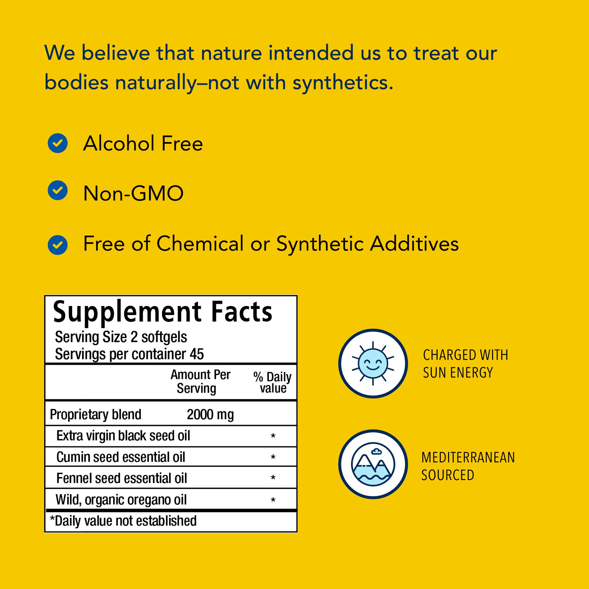 Foto 5 pulgar | Suplemento De Aceite De Semilla Negra North American Herb & Spice 1000 Mg - Venta Internacional.
