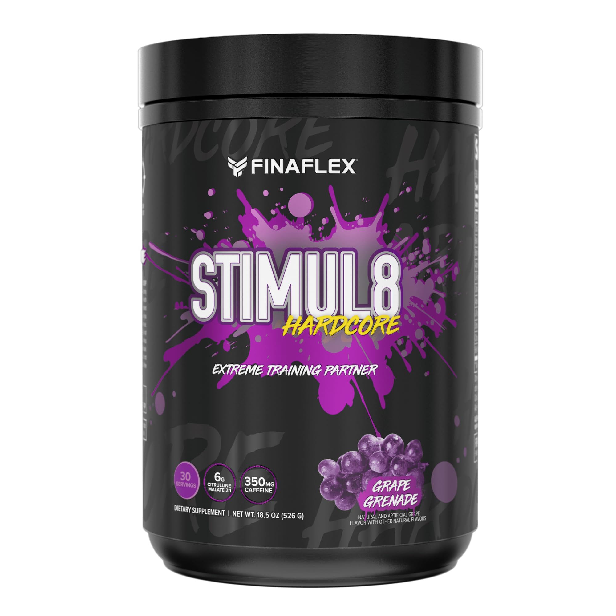 Foto 2 pulgar | Suplemento Finaflex Stimul8 Hardcore Grape Grenade 30 Porciones - Venta Internacional.