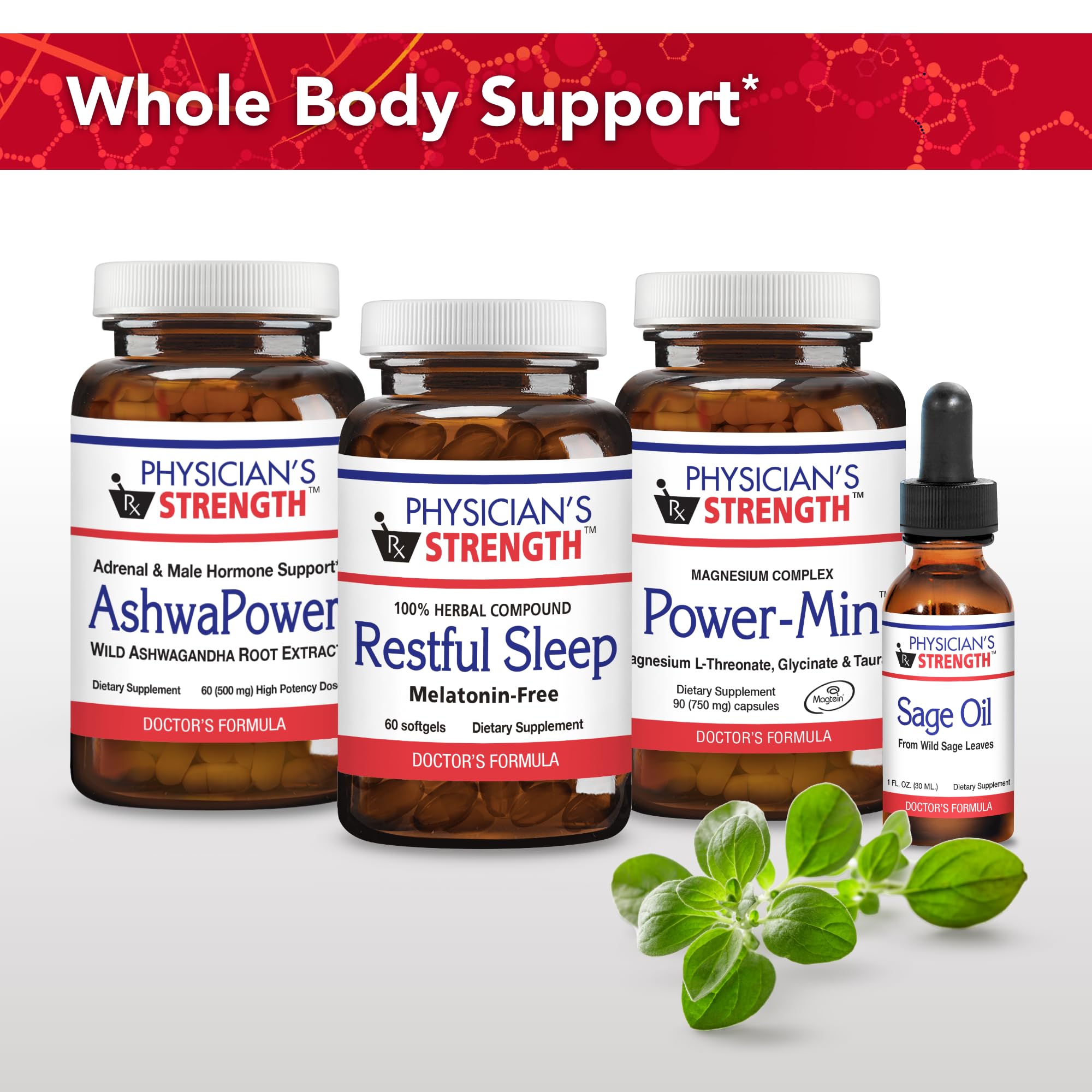Foto 6 pulgar | Suplemento De Aceite De Salvia Silvestre Physician's Strength  30 Ml - Venta Internacional.