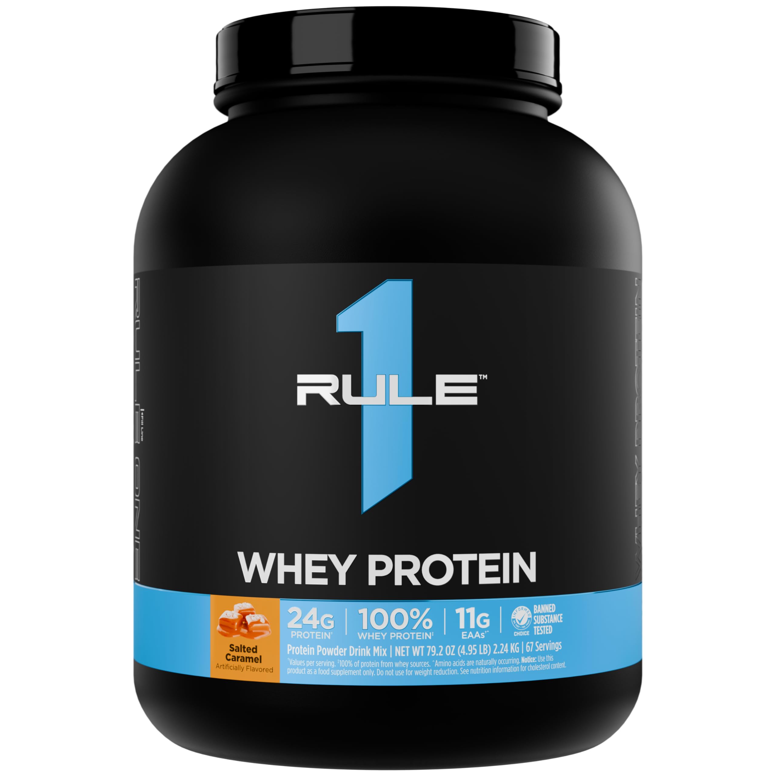 Foto 1 | Whey Protein Rule 1 Protein Whey Protein 24 G All-whey 2.27 Kg Carmel Salado - Venta Internacional.