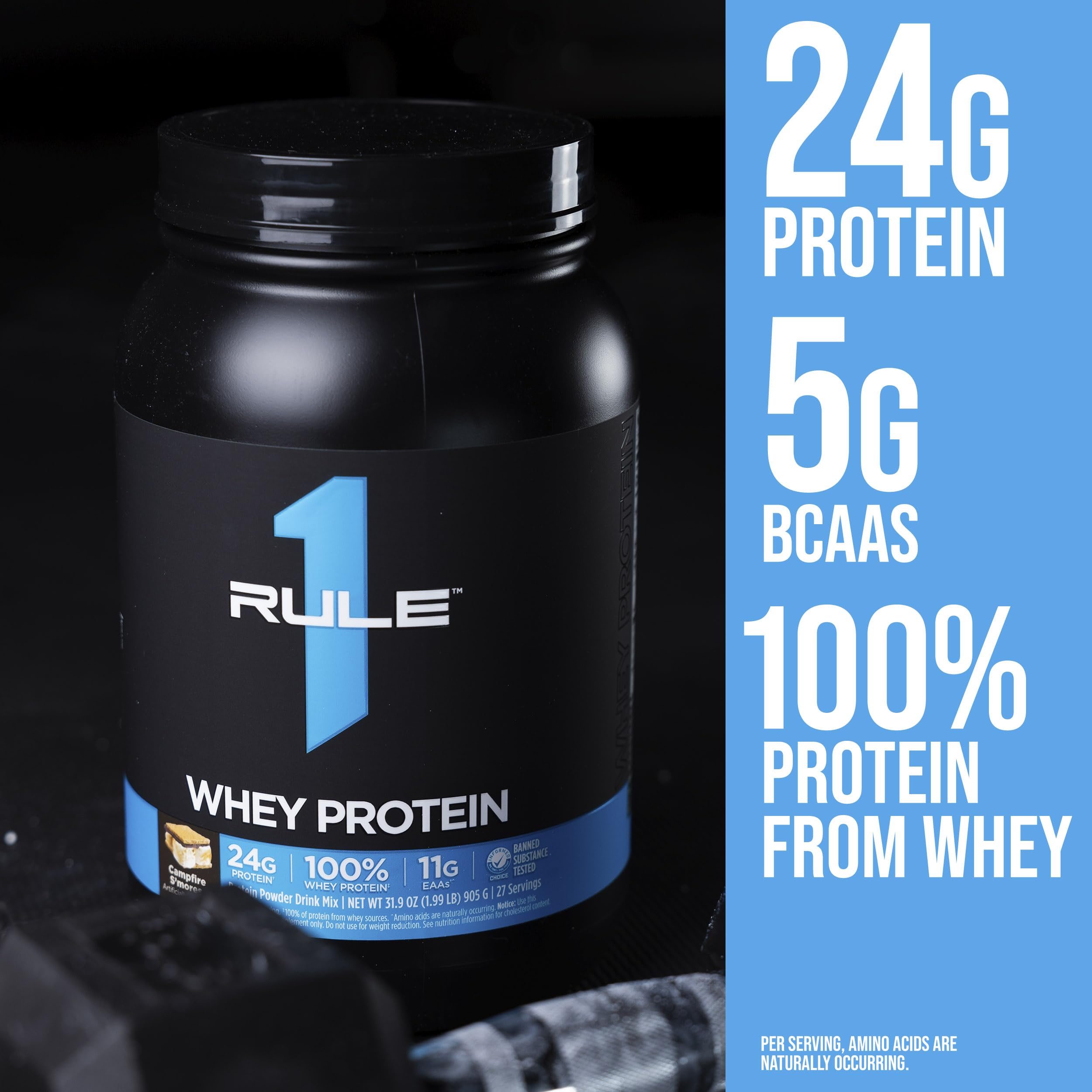 Foto 4 pulgar | Whey Protein Rule 1 Protein Whey Protein 24 G All-whey 2.27 Kg Carmel Salado - Venta Internacional.